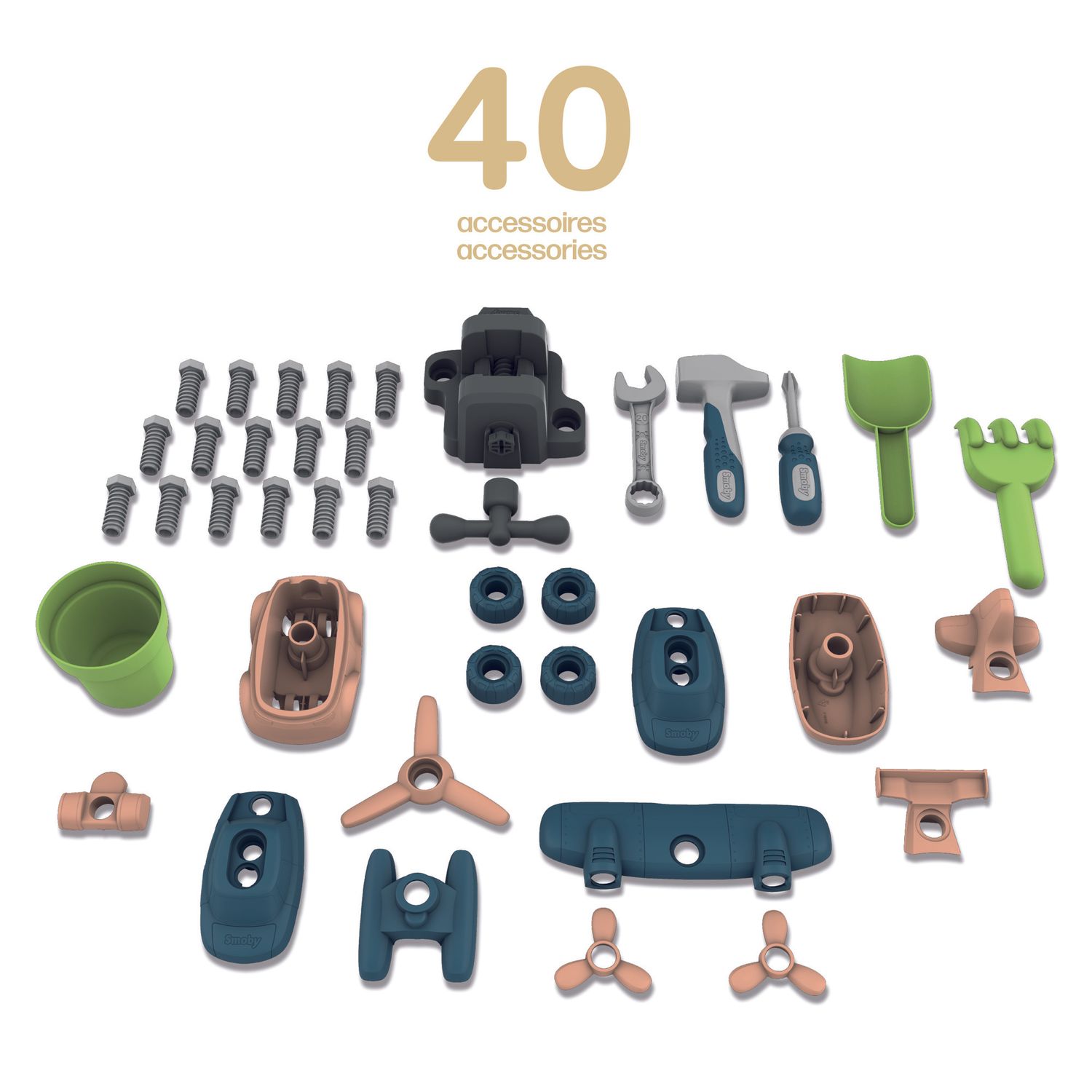 Atelier bricolage smoby life per casetta neo jura lodge - anti-uv da 2 anni - SMOBY