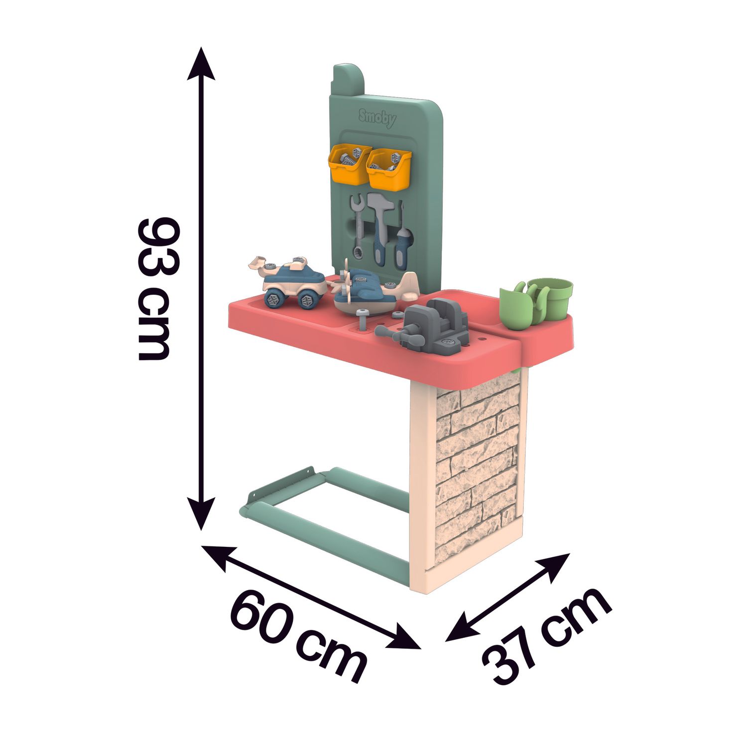 Atelier bricolage smoby life per casetta neo jura lodge - anti-uv da 2 anni - SMOBY