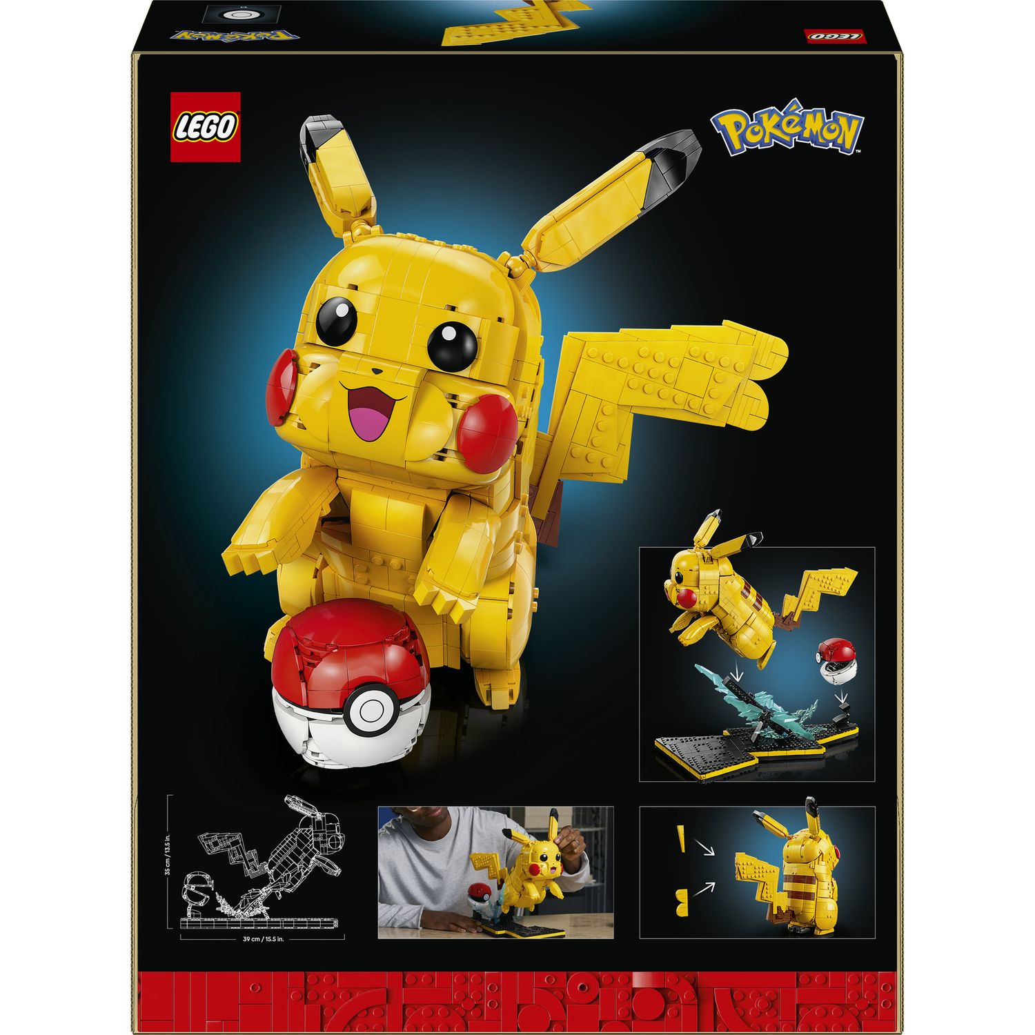 Lego pokémon 72152 pikachu e poké ball - POKEMON, Lego