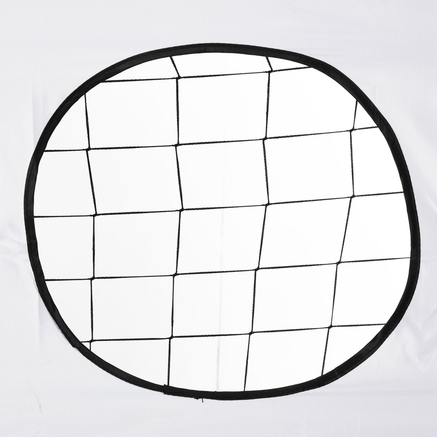 Porta da calcio per bambini e adulti con rete in pe, in metallo e oxford, bianco e nero, 240x88x171.5cm - 