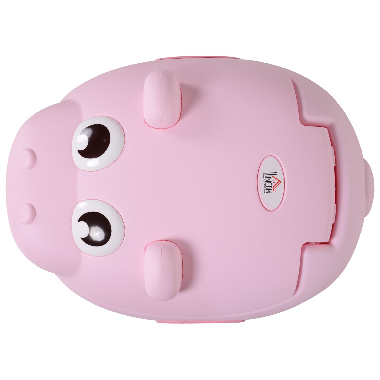 Vasino per bambini 6 mesi-48 mesi antiscivolo ippopotamo rosa (40x30x23cm) - 