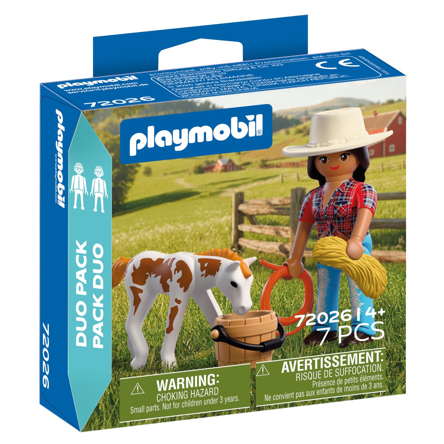 Playmobil 72026 duopack cavallerizza con puledro - Playmobil