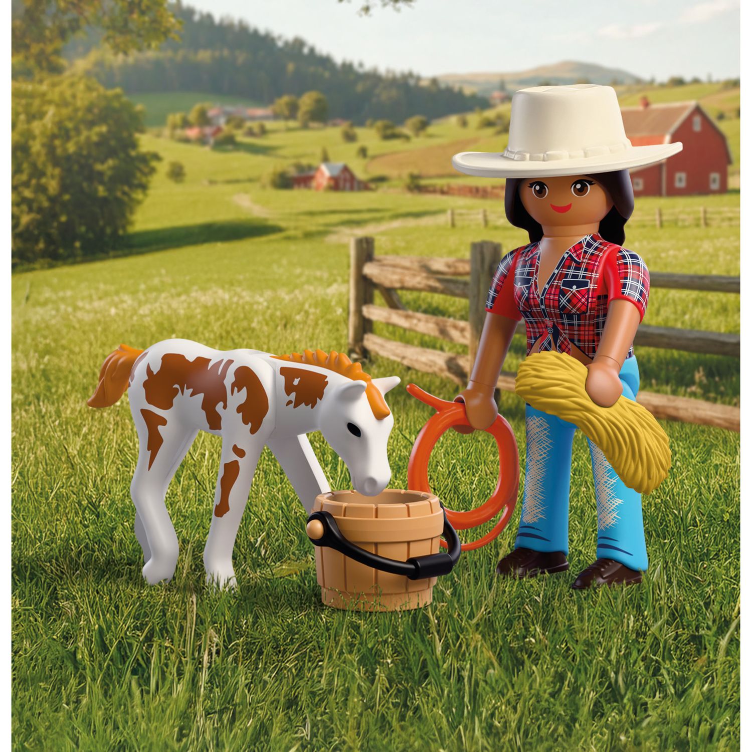 Playmobil 72026 duopack cavallerizza con puledro - Playmobil