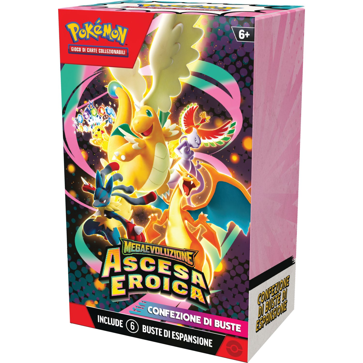 Pokémon gcc confezione di buste dell'espansione megaevoluzione - ascesa eroica - POKEMON