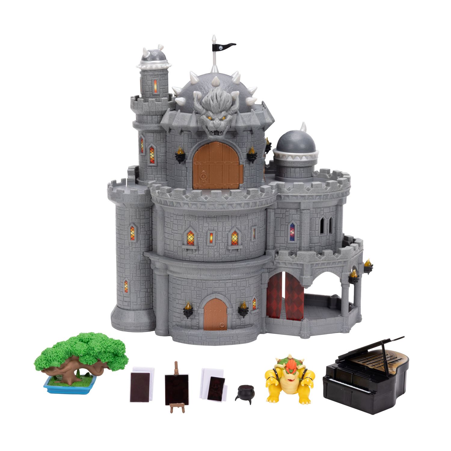 Super mario galaxy - castello di bowser deluxe playset - Super Mario