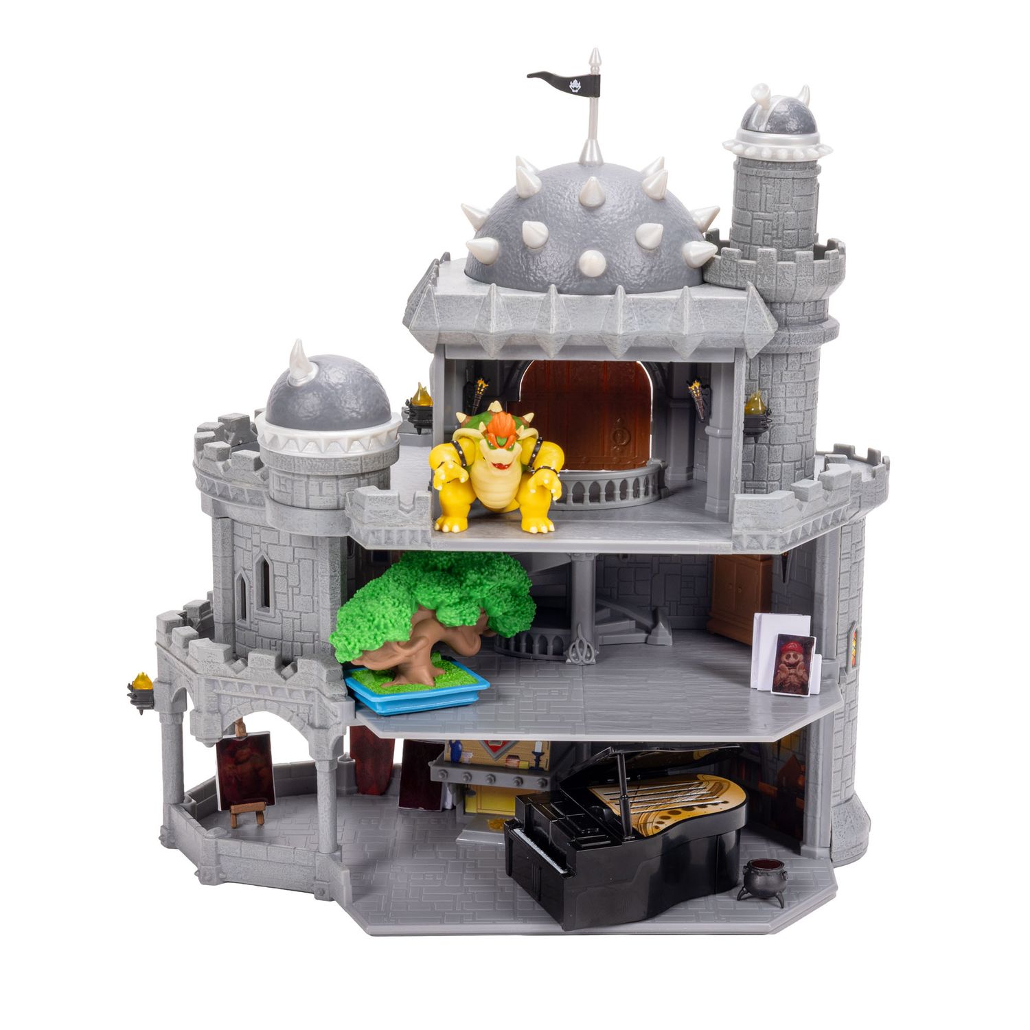 Super mario galaxy - castello di bowser deluxe playset - Super Mario