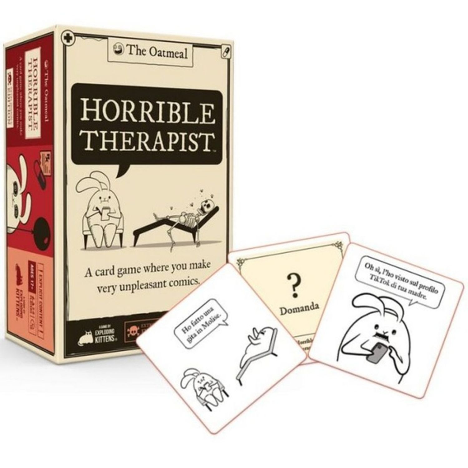 Horrible therapist asmodee - party game adulti carte umorismo nero 3-8 giocatori 17+ - ASMODEE