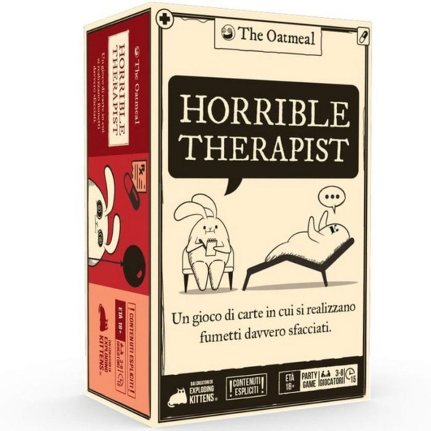 Horrible therapist asmodee - party game adulti carte umorismo nero 3-8 giocatori 17+ - ASMODEE