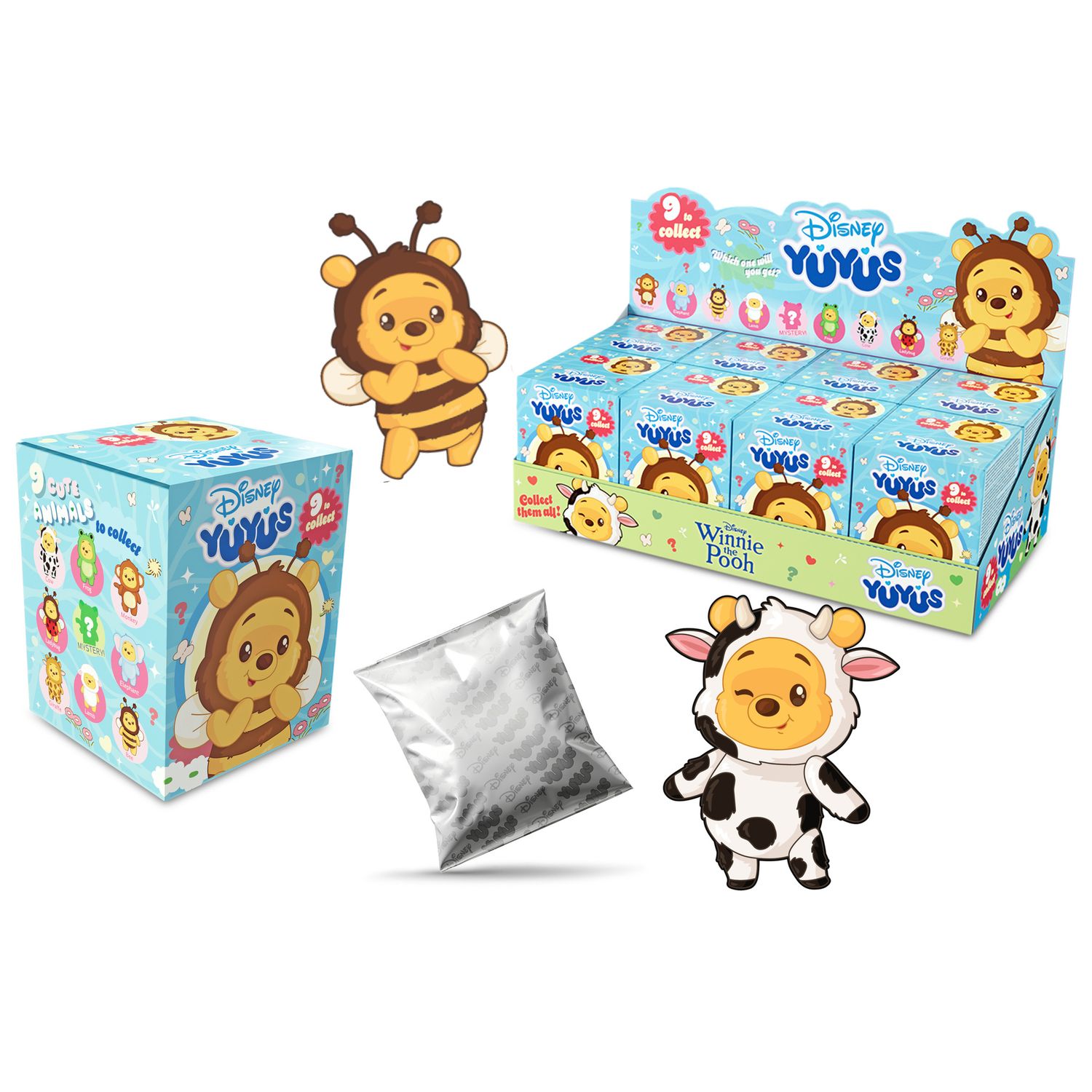 Disney winnie pooh peluche yu yus blind bag - WINNIE THE POOH