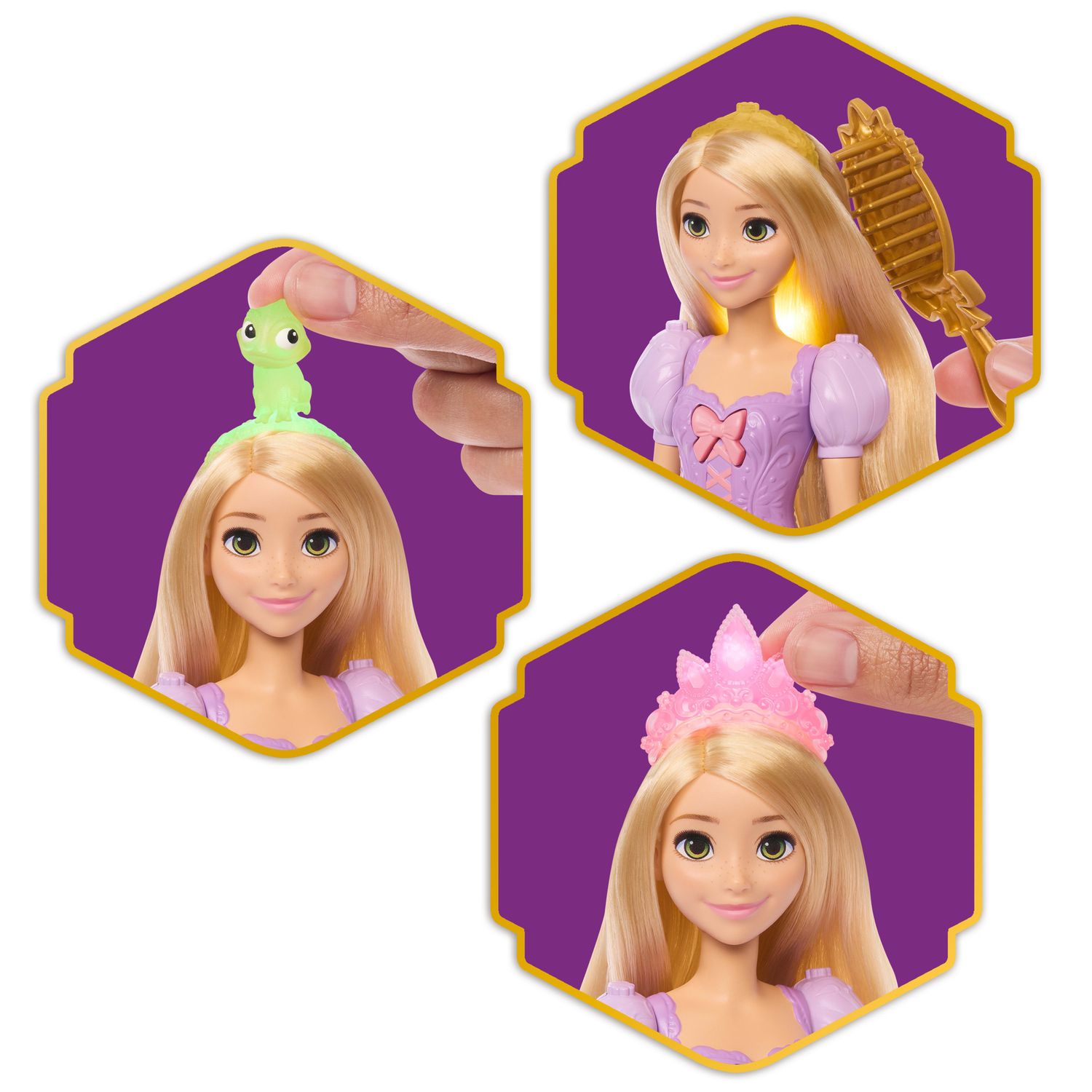 Mattel disney princess - rapunzel capelli magici - DISNEY PRINCESS, MATTEL