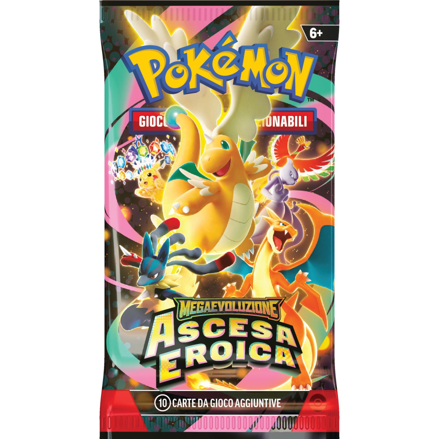 Pokémon gcc confezione di buste dell'espansione megaevoluzione - ascesa eroica - POKEMON