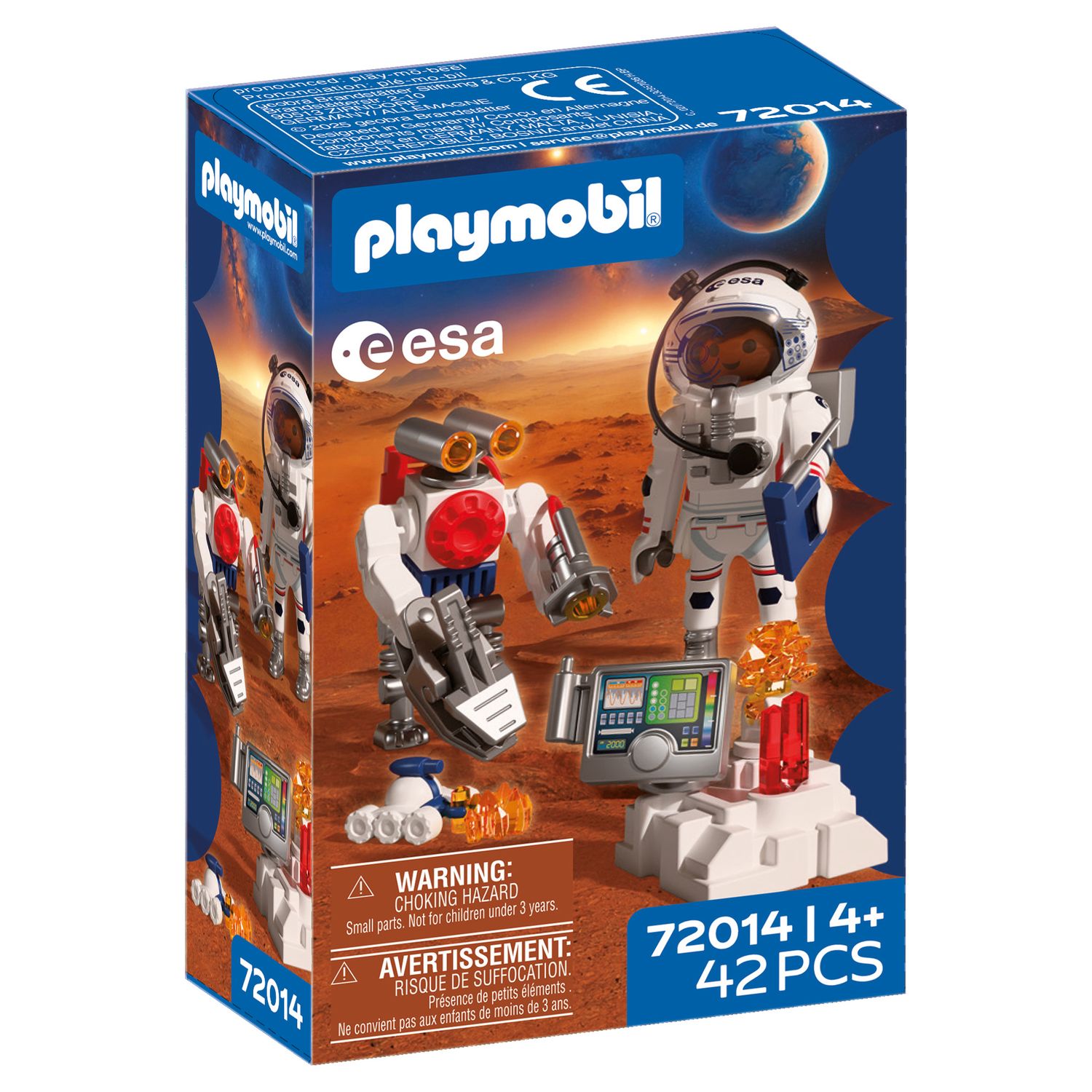 72014 playmobil esa astronauta con robot - Playmobil