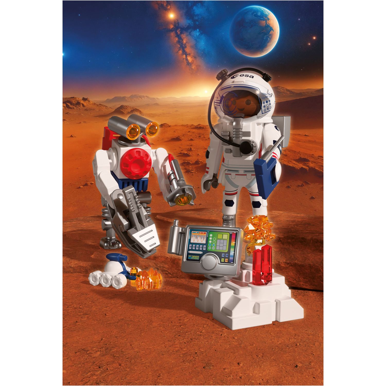 72014 playmobil esa astronauta con robot - Playmobil