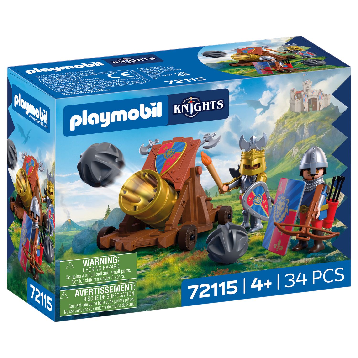 Playmobil 72115 cavalieri del leone armati - Playmobil