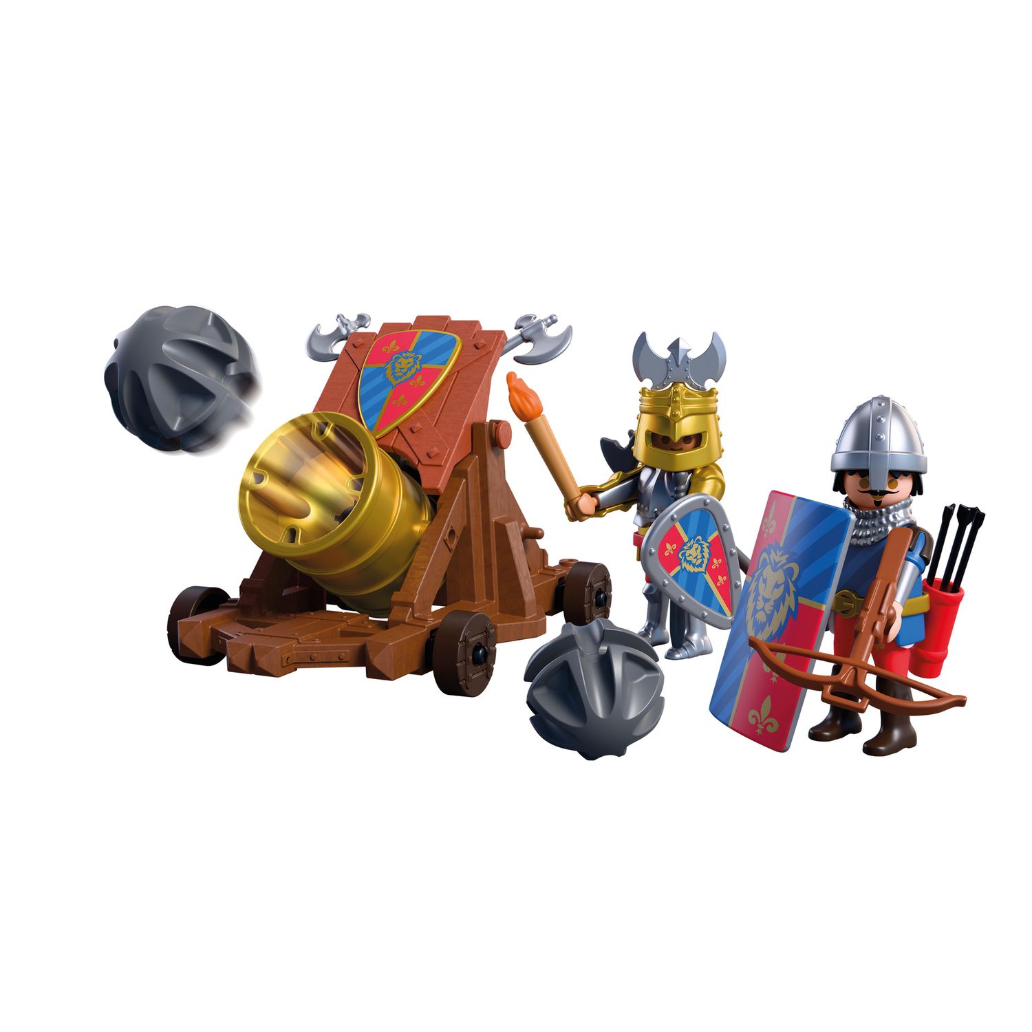 Playmobil 72115 cavalieri del leone armati - Playmobil