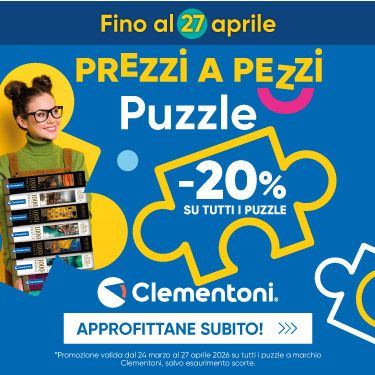 -20% SU TUTTI I PUZZLE CLEMENTONI
