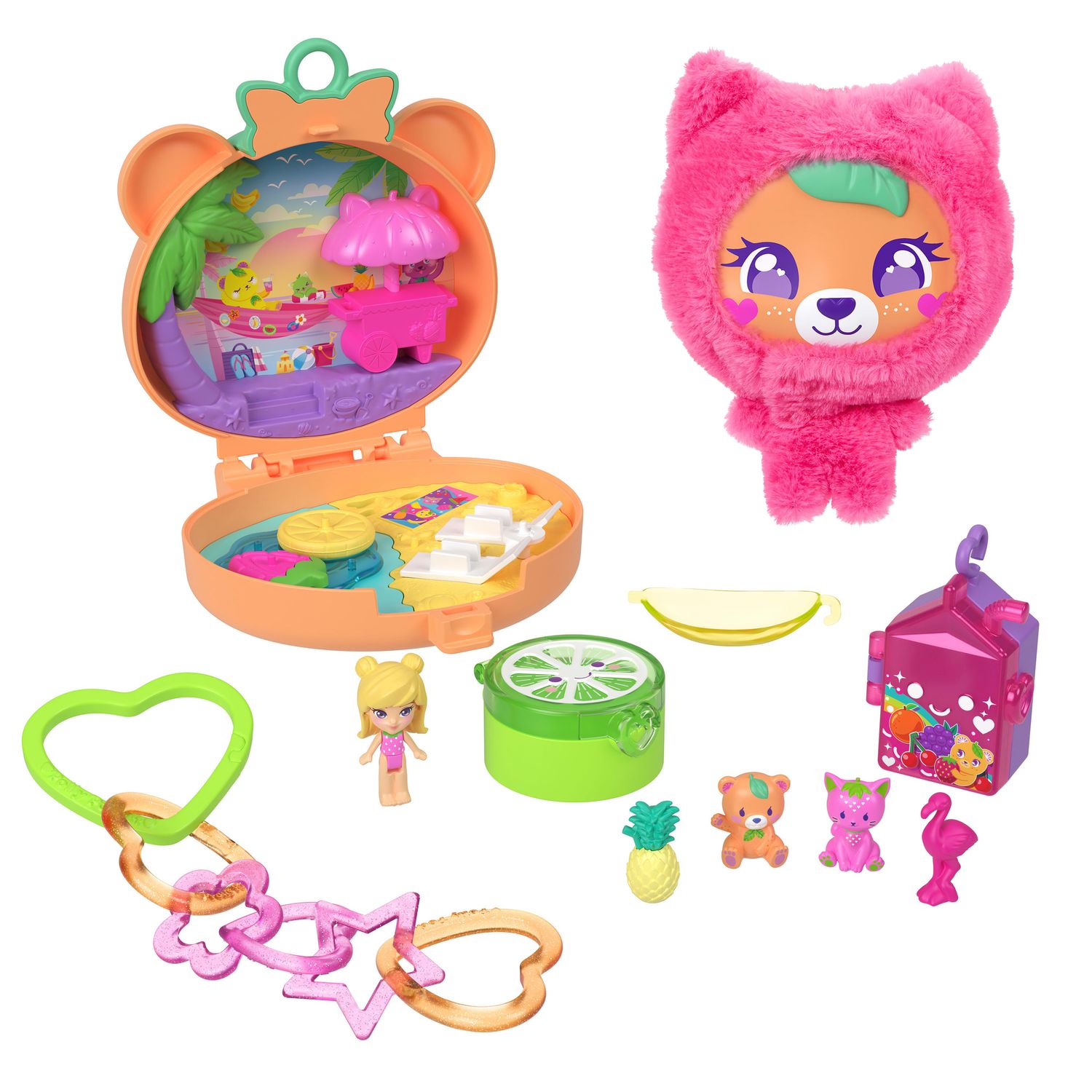 Polly pocket - cofanetto orsacchiotto di peluche - Polly Pocket