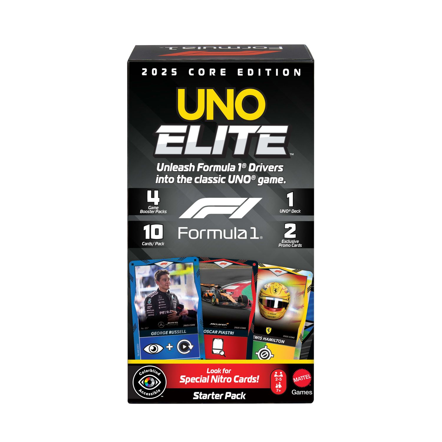 Mattel games - uno elite formula 1 - UNO