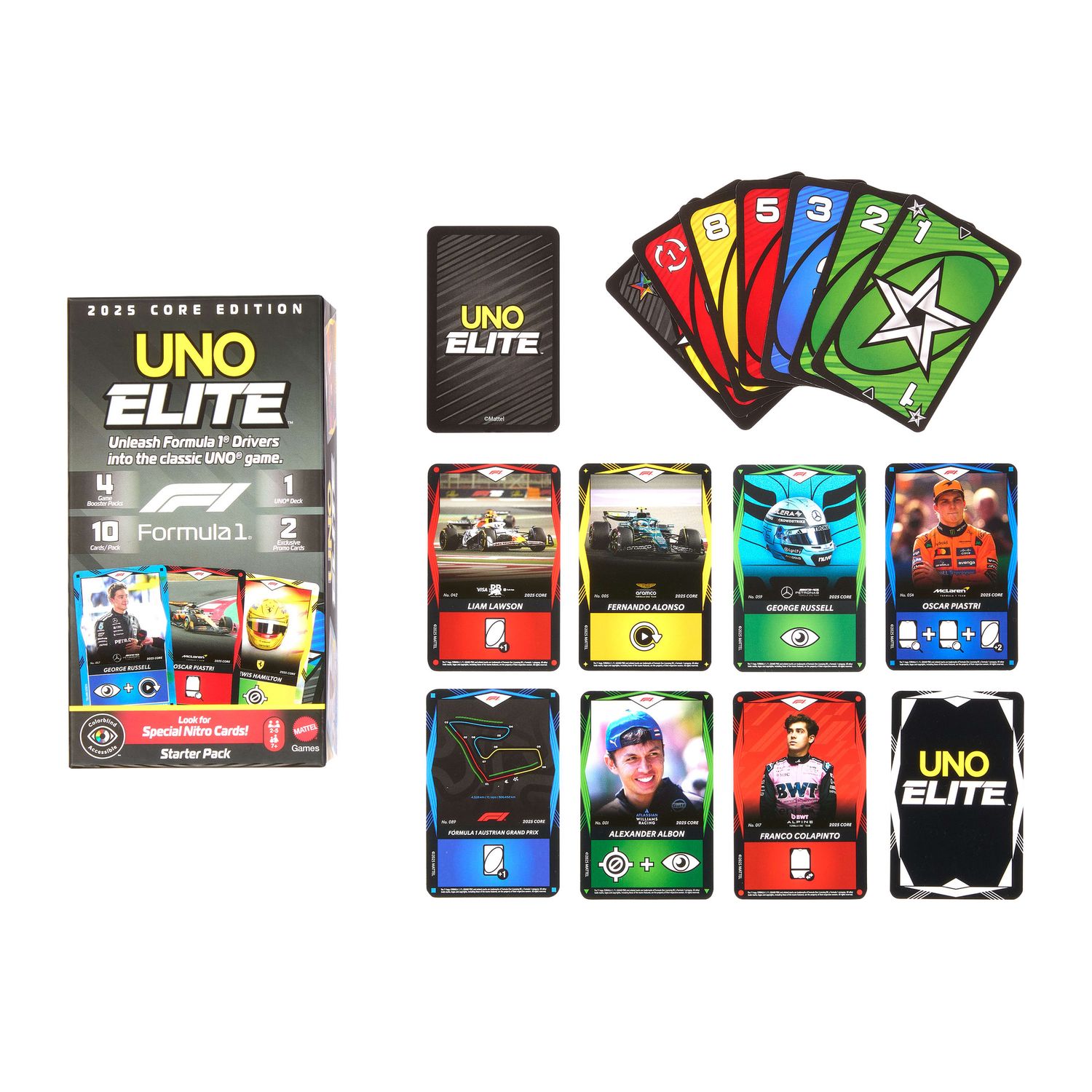 Mattel games - uno elite formula 1 - UNO