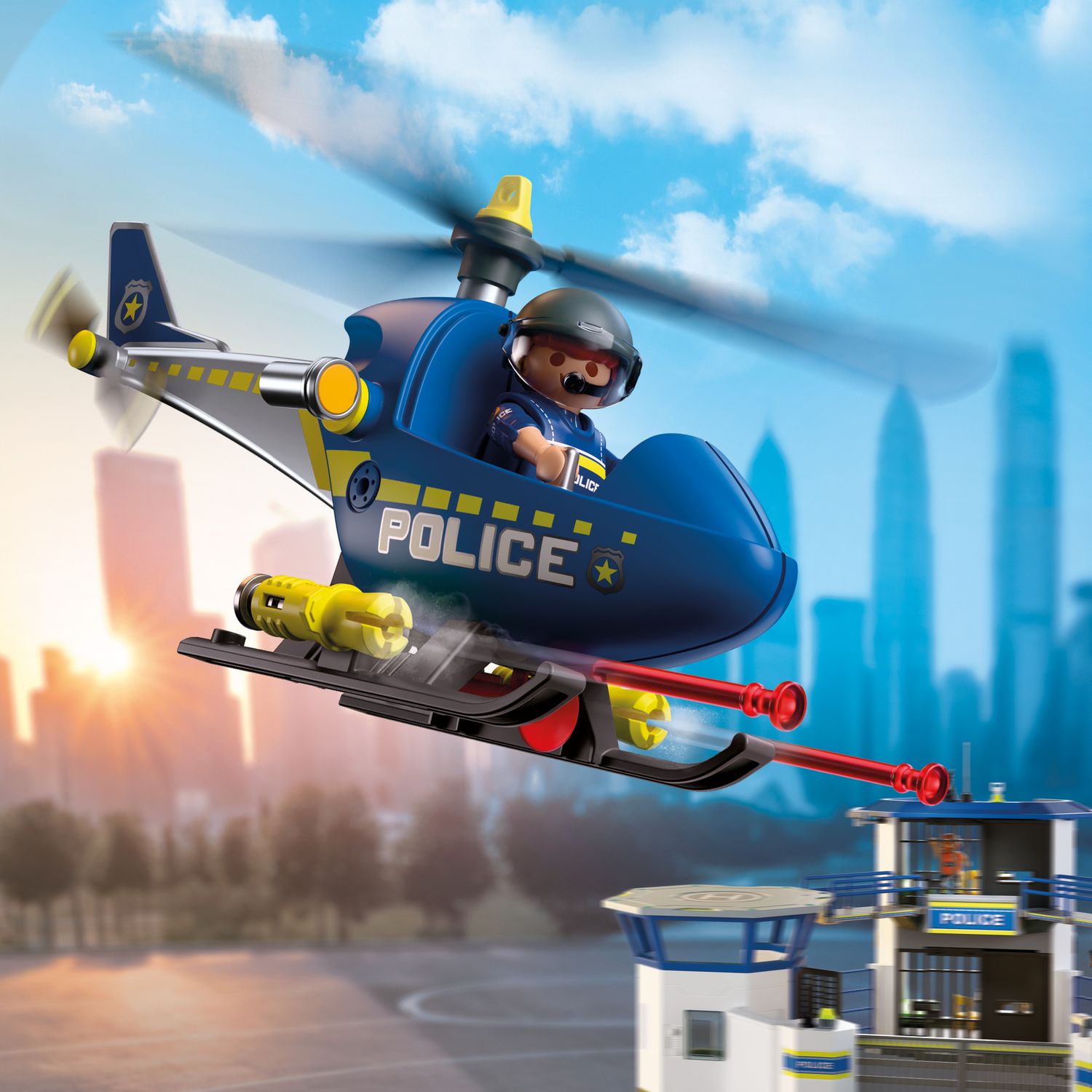 Playmobil 72080 elicottero della polizia - Playmobil