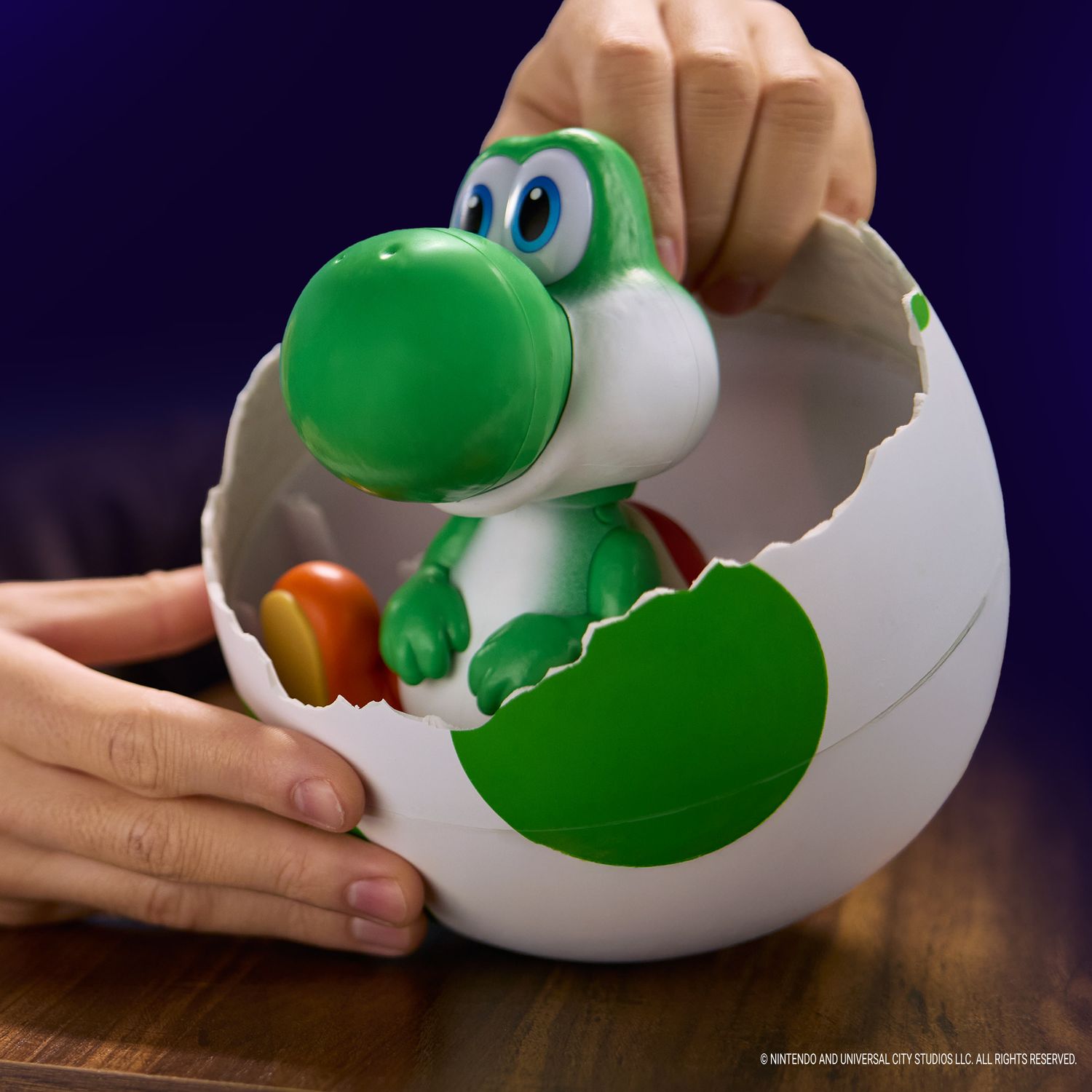 Yoshi uovo interattivo super mario galaxy action figure suoni 4+ anni - Super Mario
