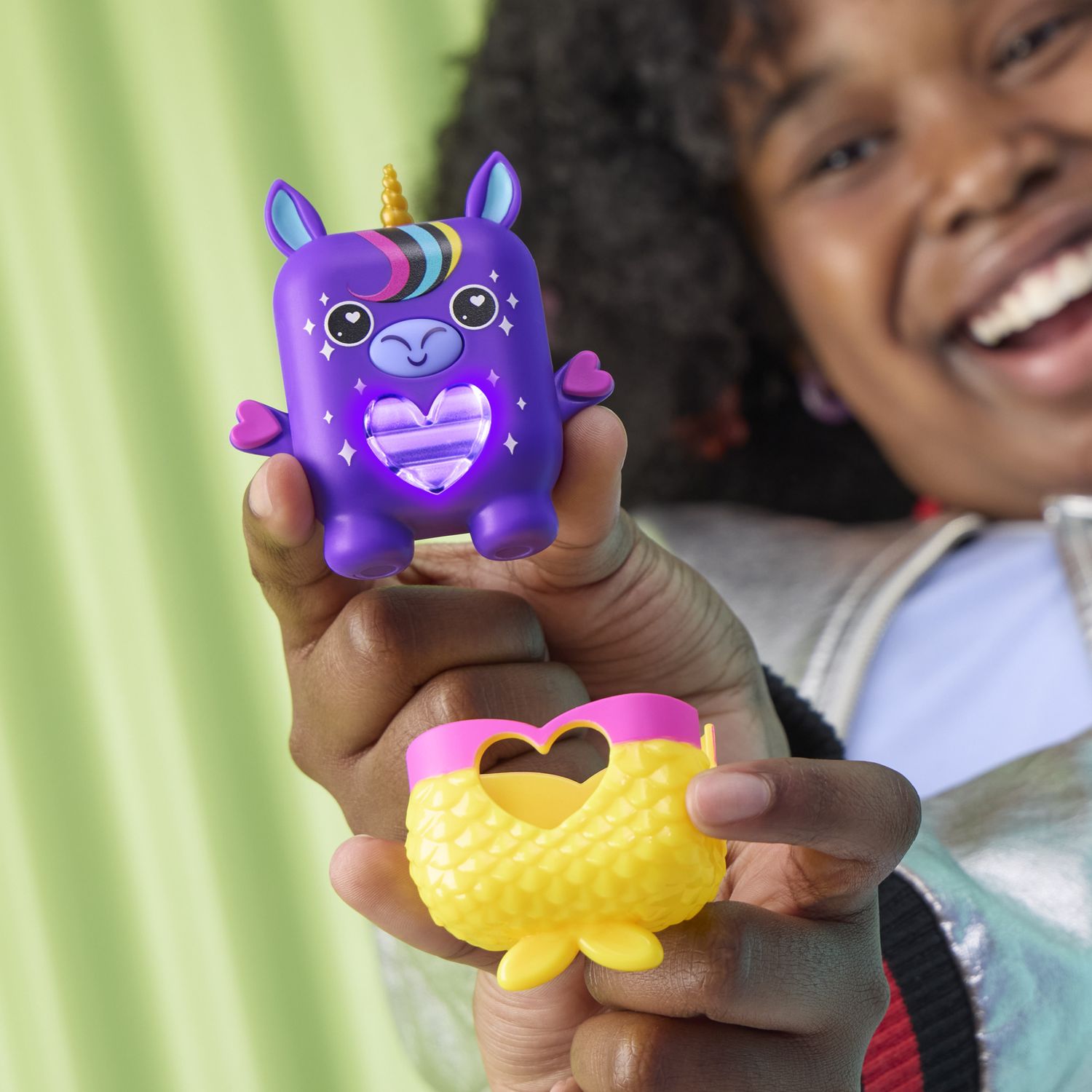 Hasbro nano-mals, stardream l'unicorno -  portachiavi interattivo - HASBRO GAMING