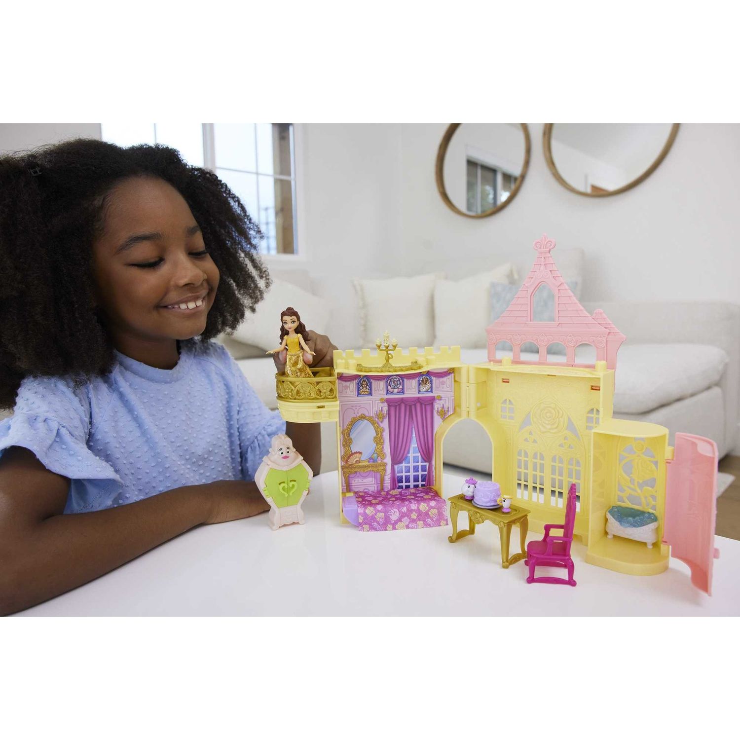 Mattel disney princess - il castello di belle - DISNEY PRINCESS, MATTEL