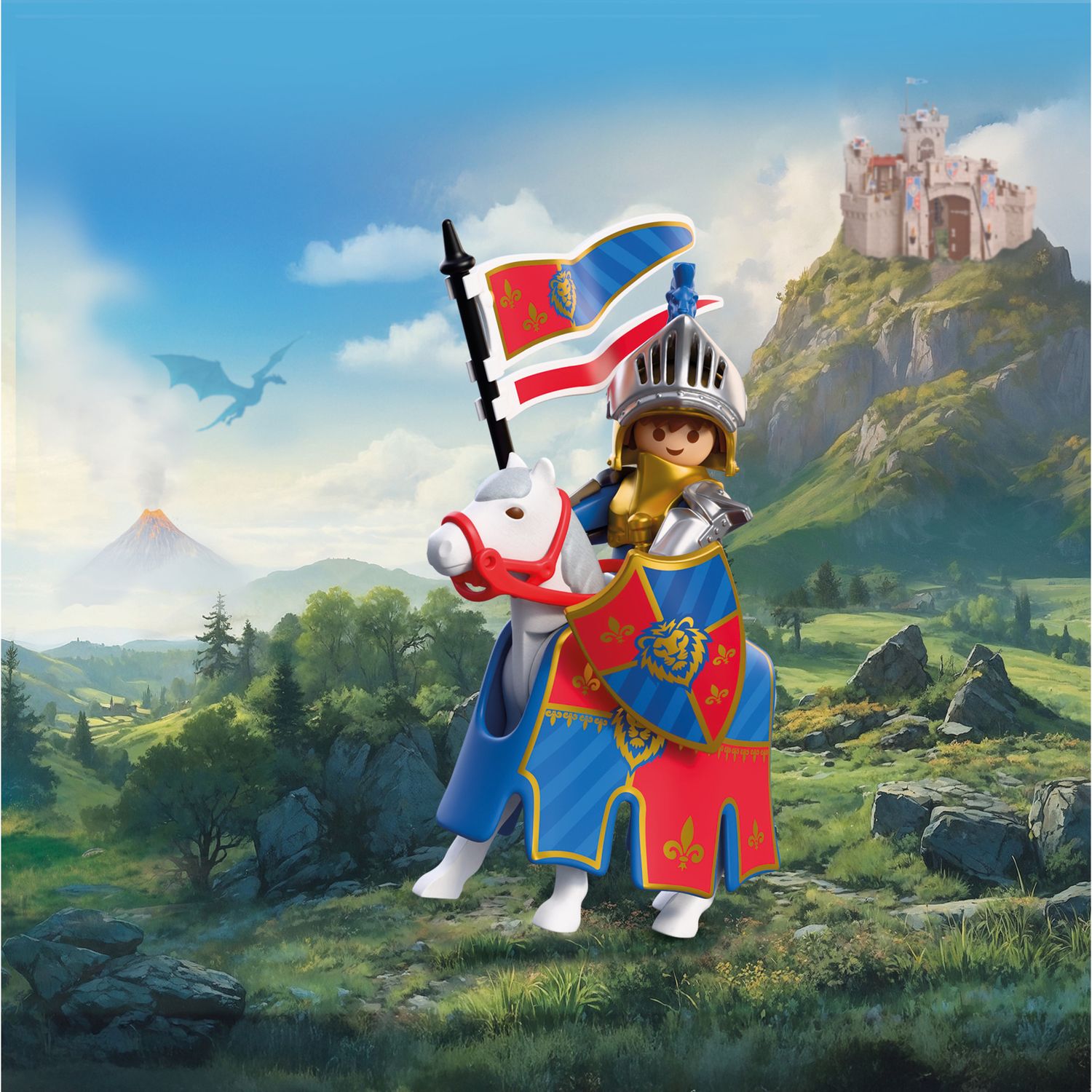 Playmobil 72119 comandante dei cavalieri del leone - Playmobil