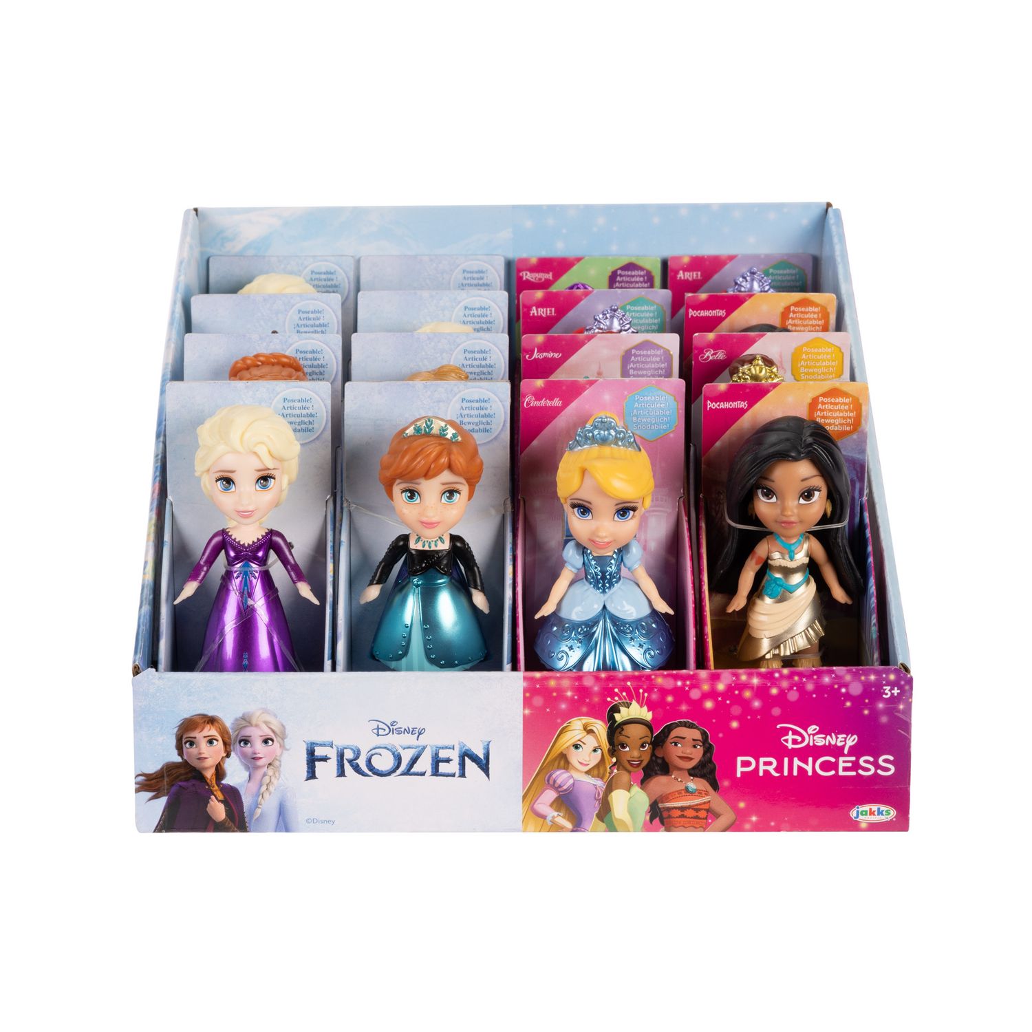 Disney princess - assortimento di bambole mini 7 cm - DISNEY PRINCESS, Frozen
