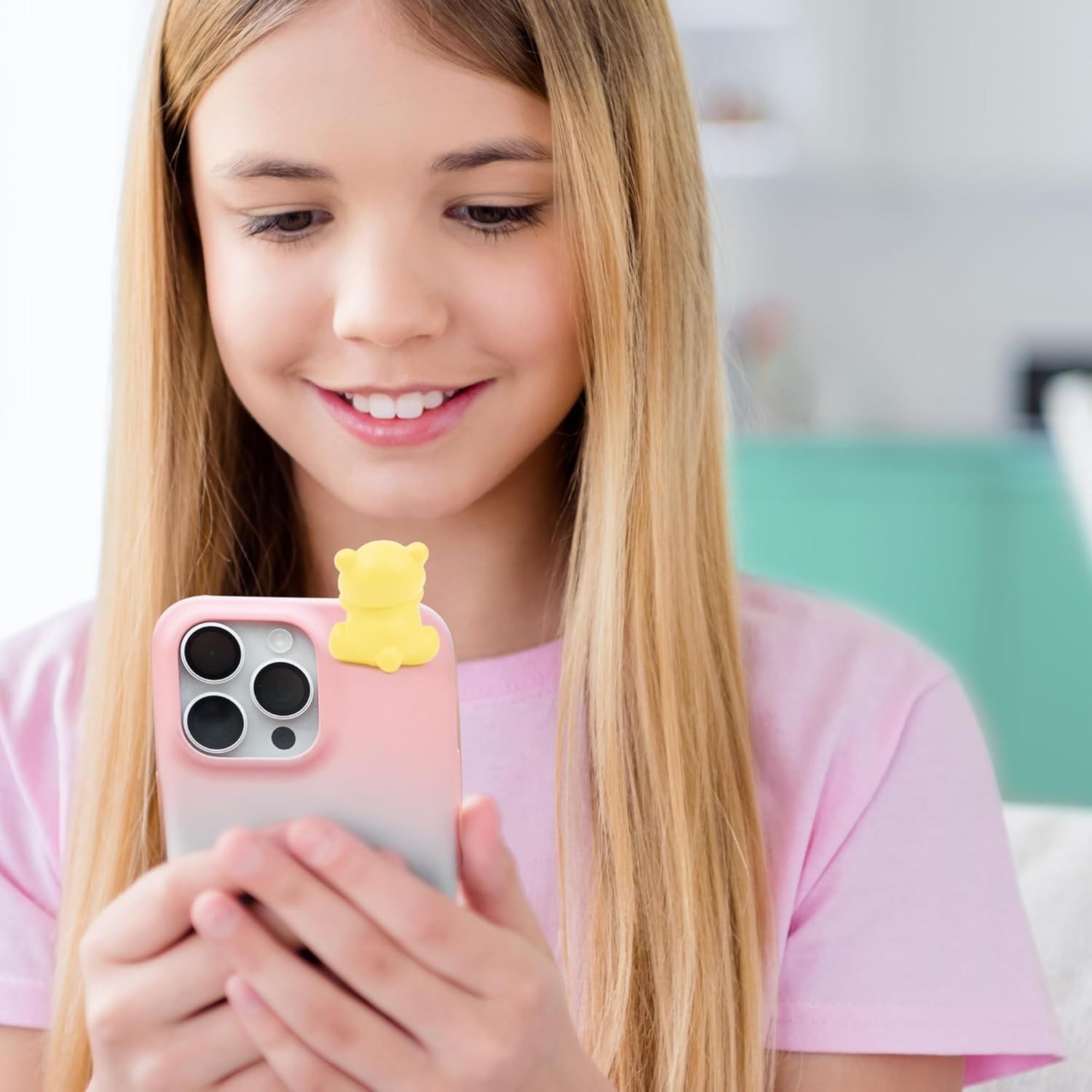 Coccolotti pin-up mini orsetti adesivi | 6 colori casuali da attaccare su cellulare, pc, tablet -  assortito - COCCOLOTTI