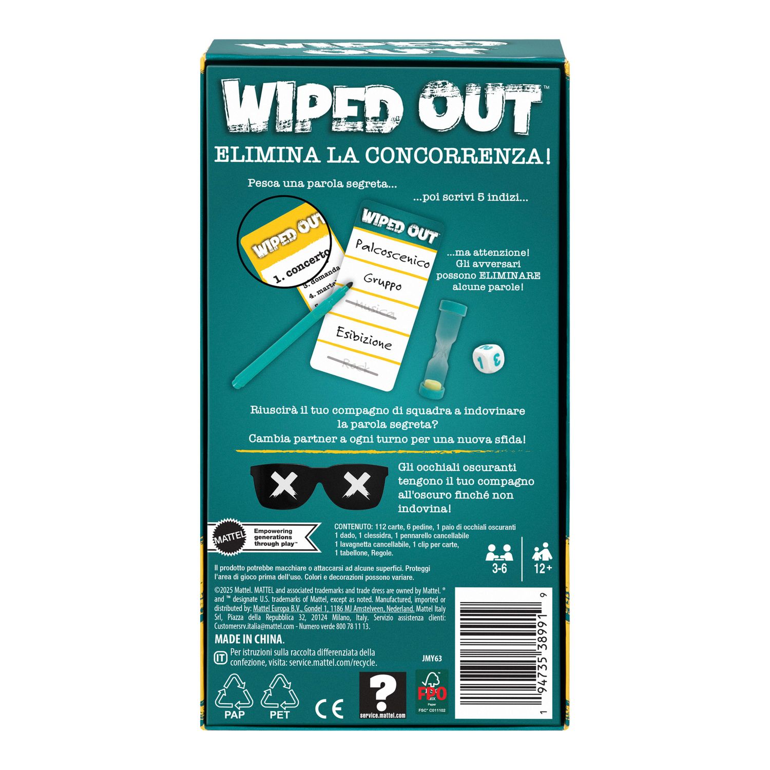 Mattel games - wiped out - MATTEL