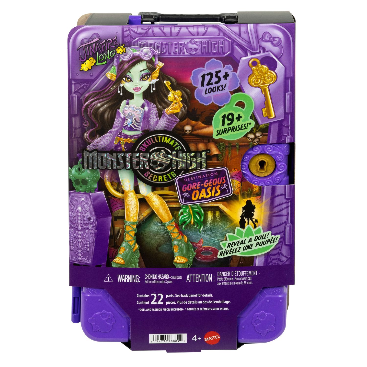 Monster high segreti da brivido - jinafire long destinazione oasi di gore-geous - Monster High