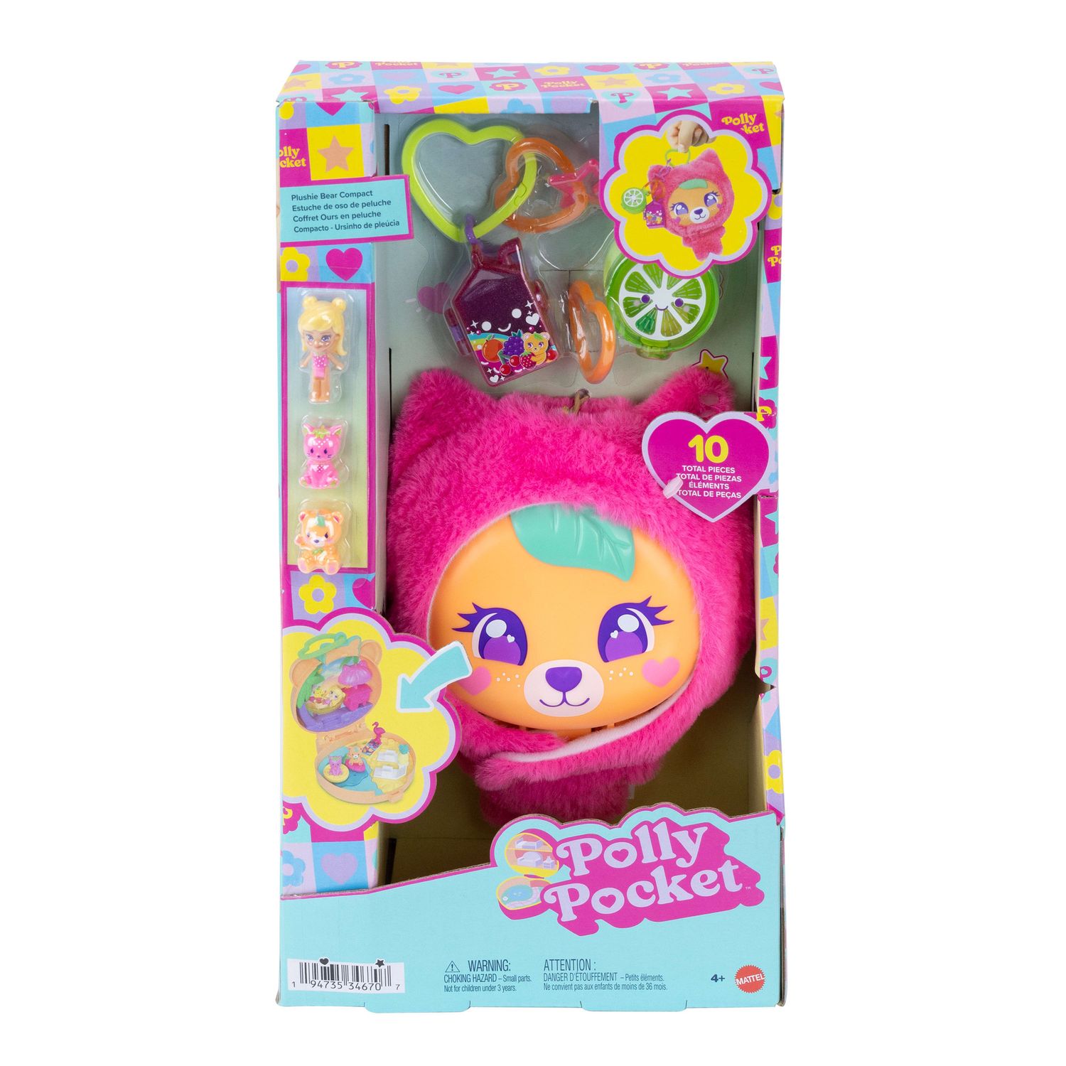 Polly pocket - cofanetto orsacchiotto di peluche - Polly Pocket