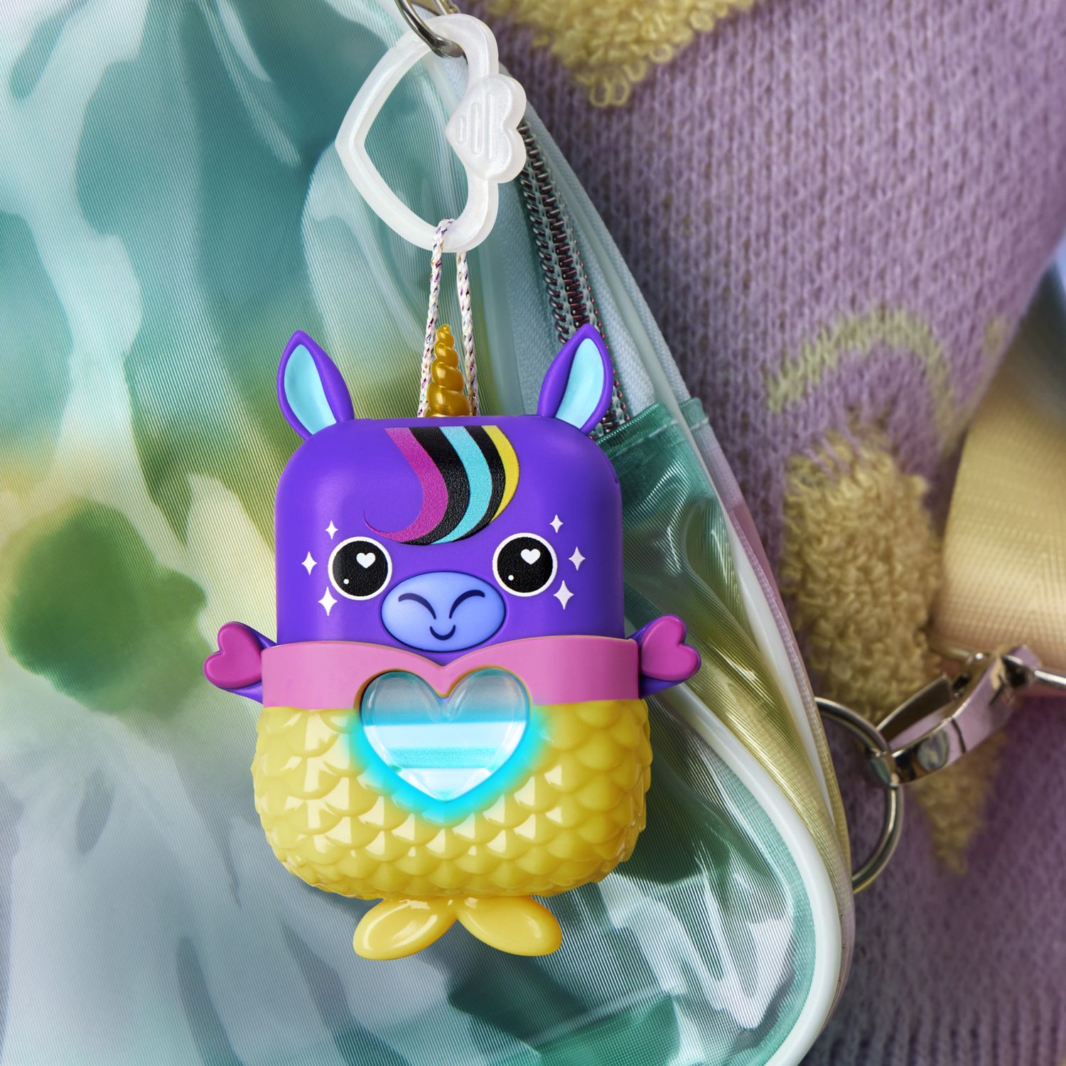 Hasbro nano-mals, stardream l'unicorno -  portachiavi interattivo - HASBRO GAMING