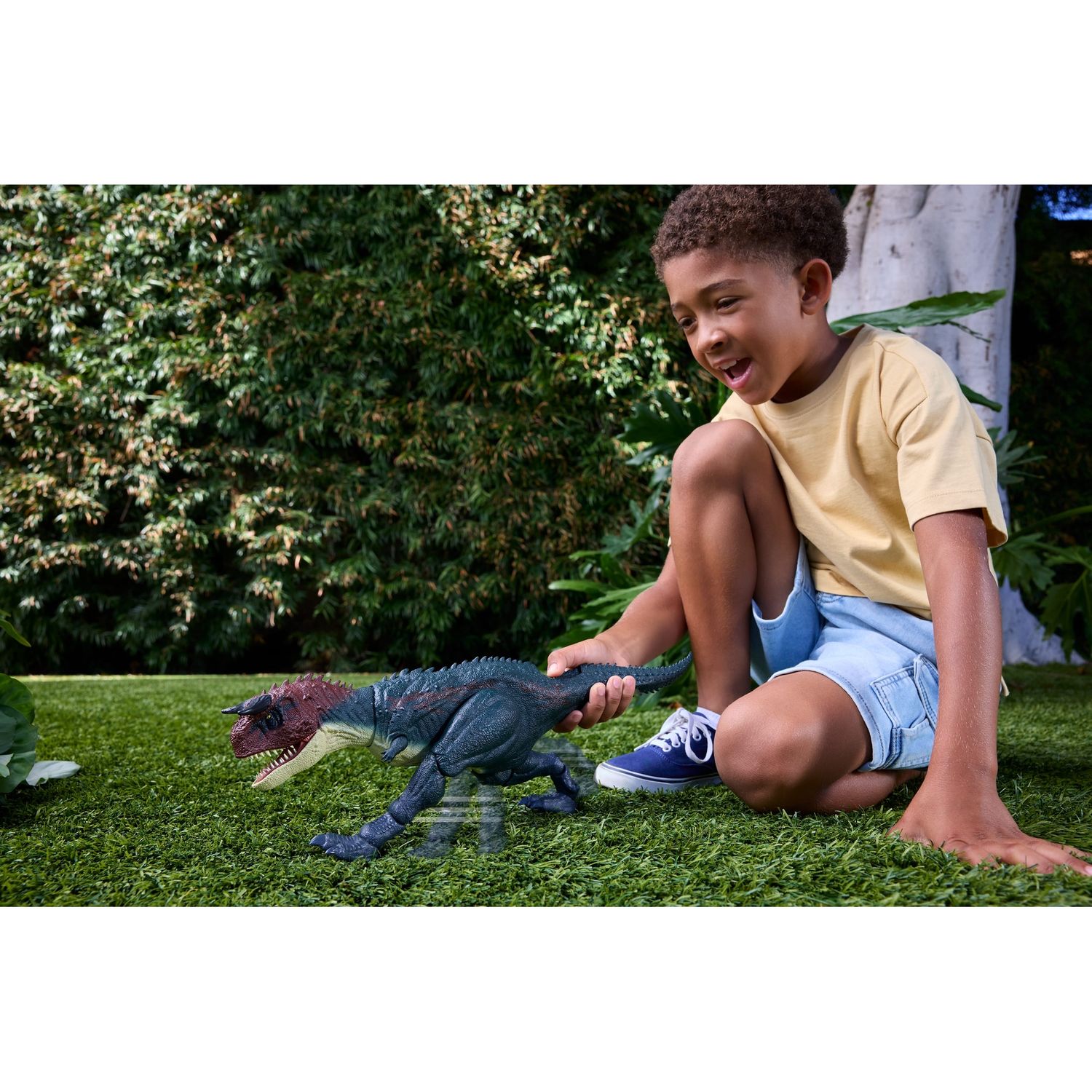Mattel jurassic world - carnotauro carica e attacca - Jurassic World, MATTEL