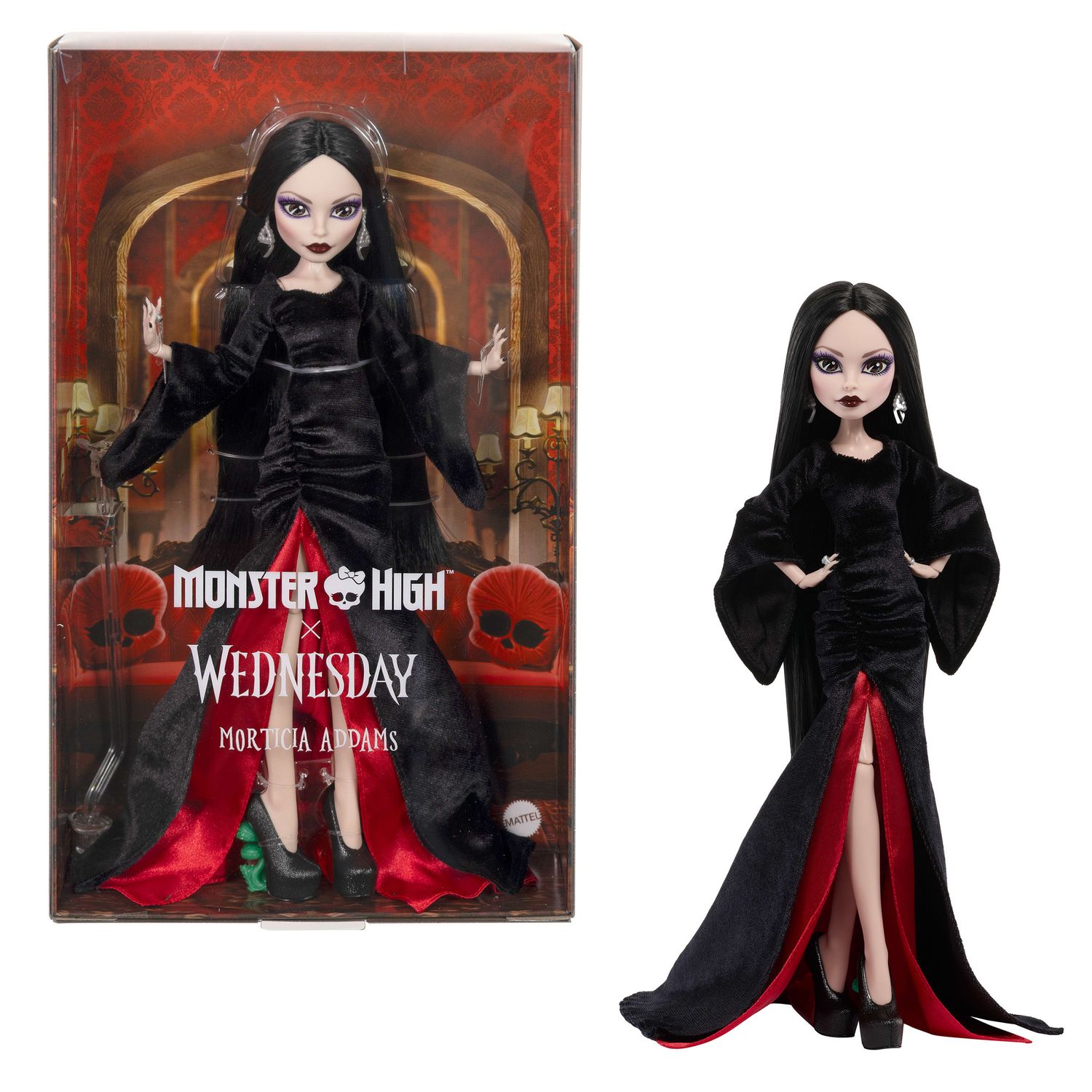 Monster high x mercoledì - morticia addams - MERCOLEDI, Monster High