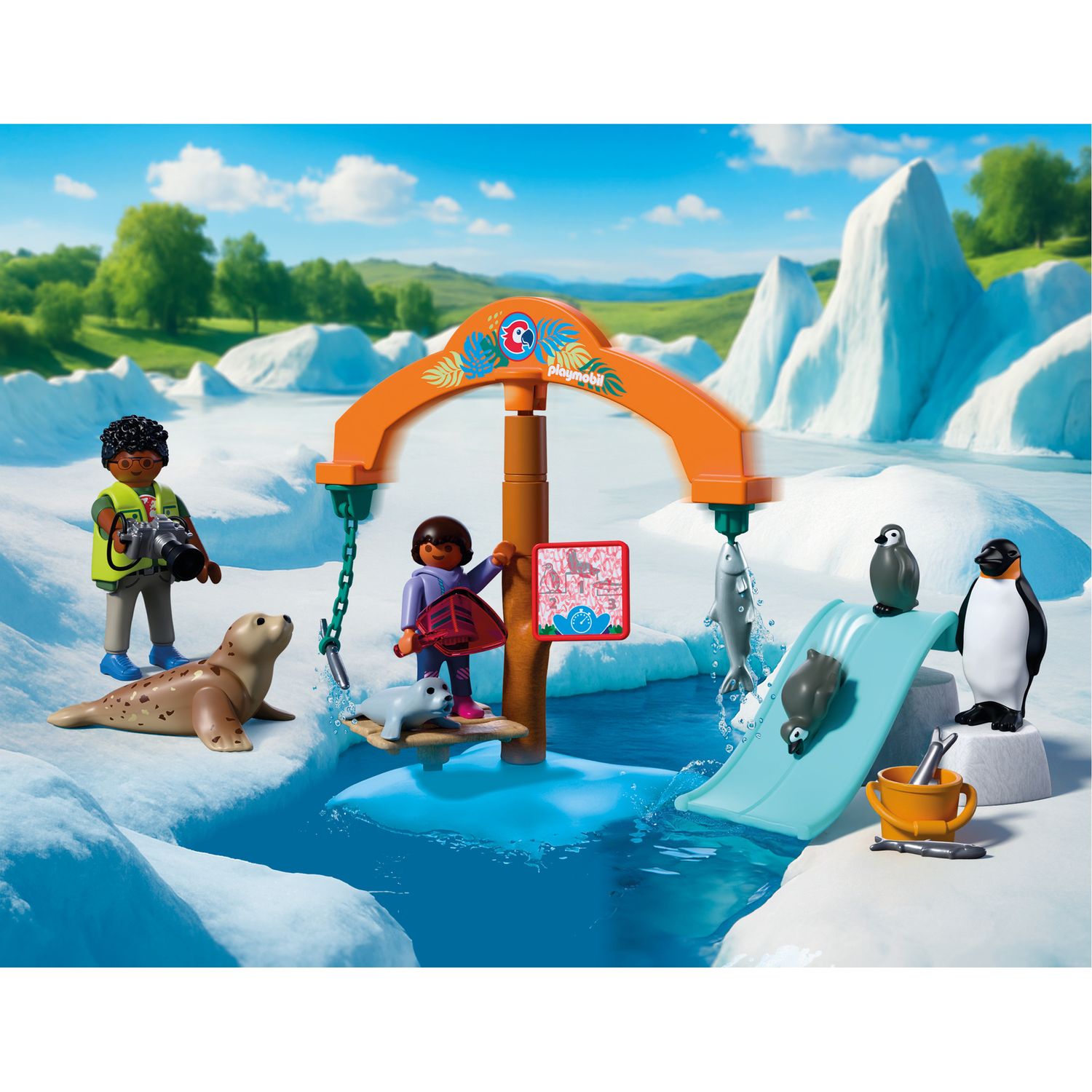 Playmobil 72073 zoo: spedizione nei ghiacci - Playmobil