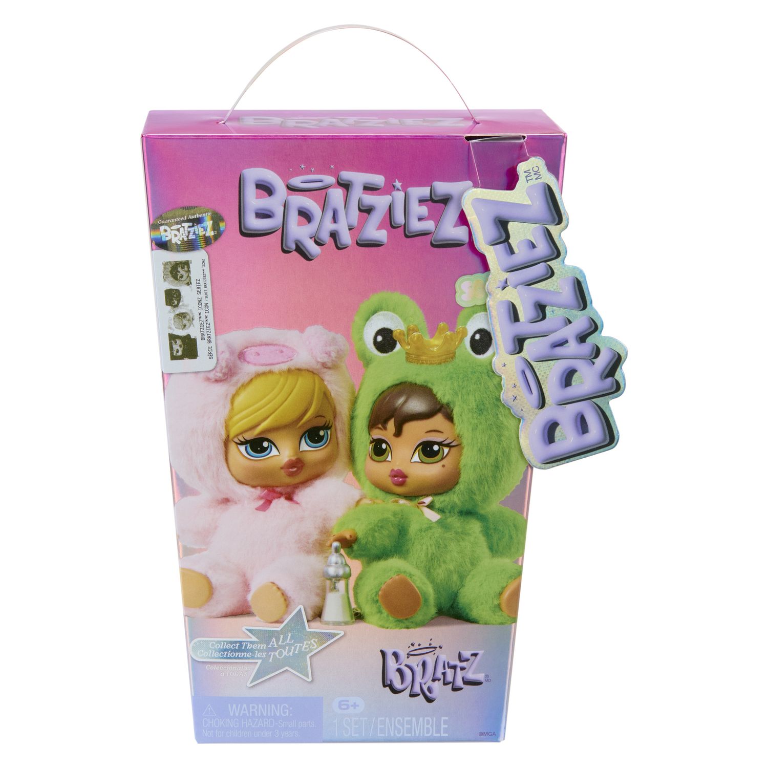 Bratz bratziez iconz serie blind box - include 1 bratziez portachiavi a sorpresa, con charm e accessori - da collezione in edizione limitata - BRATZ