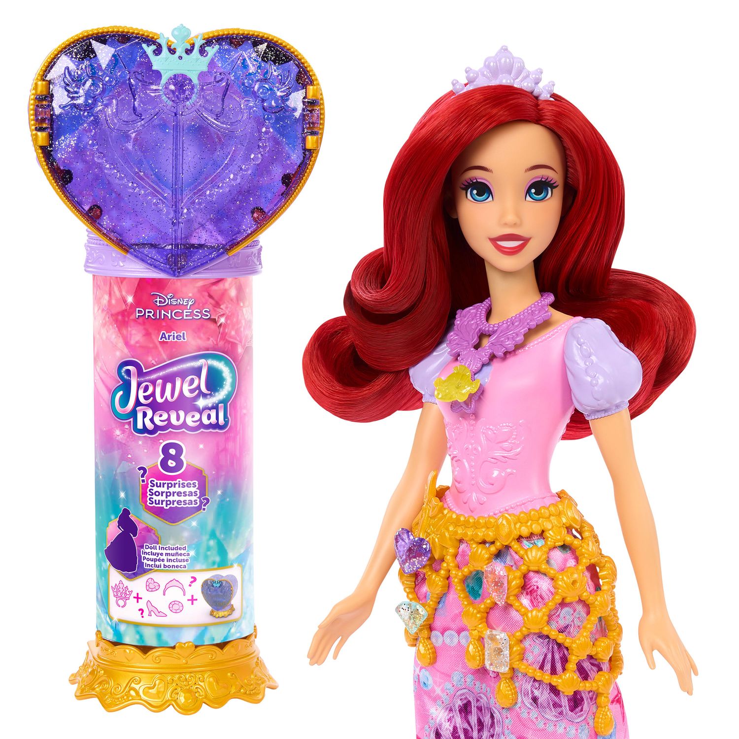 Mattel disney princess - ariel jewel reveal - DISNEY PRINCESS, MATTEL