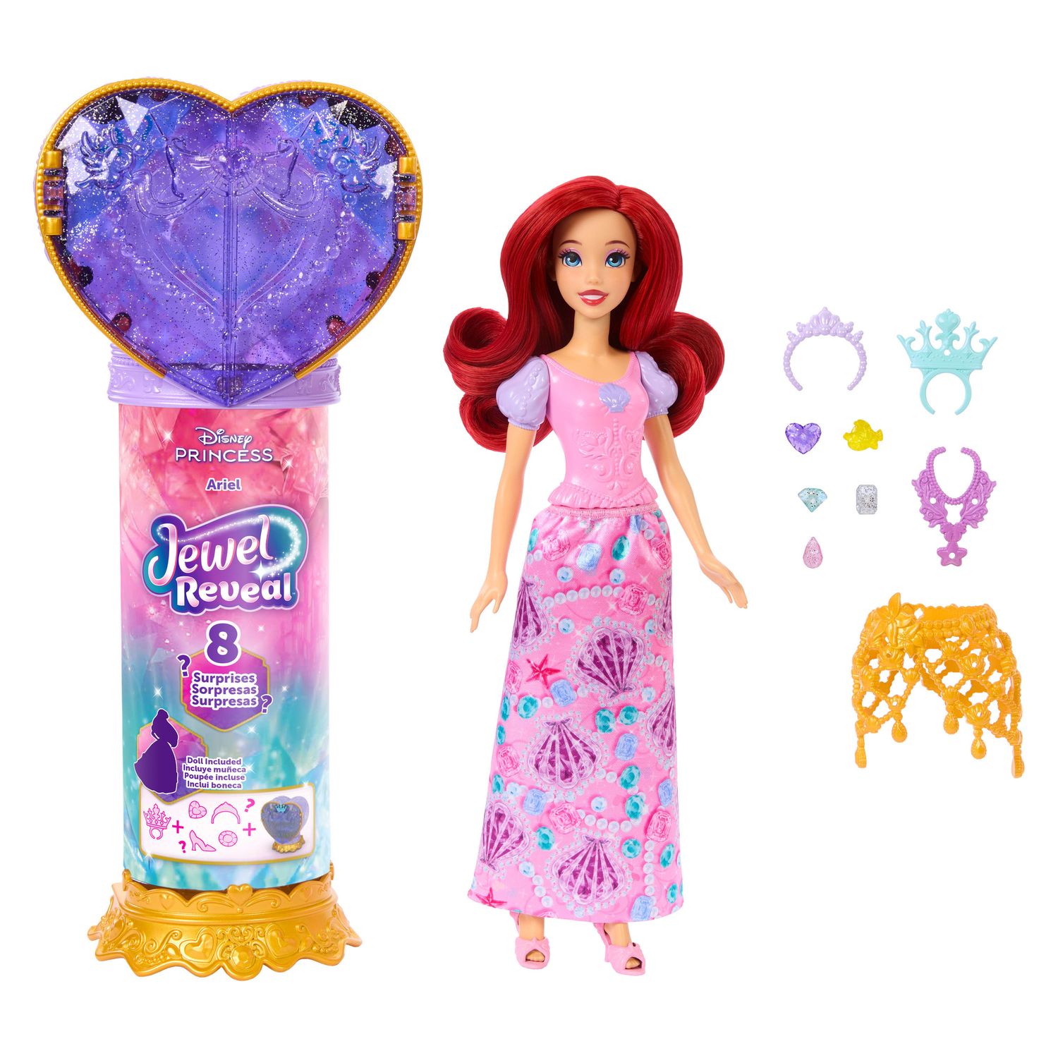 Mattel disney princess - ariel jewel reveal - DISNEY PRINCESS, MATTEL