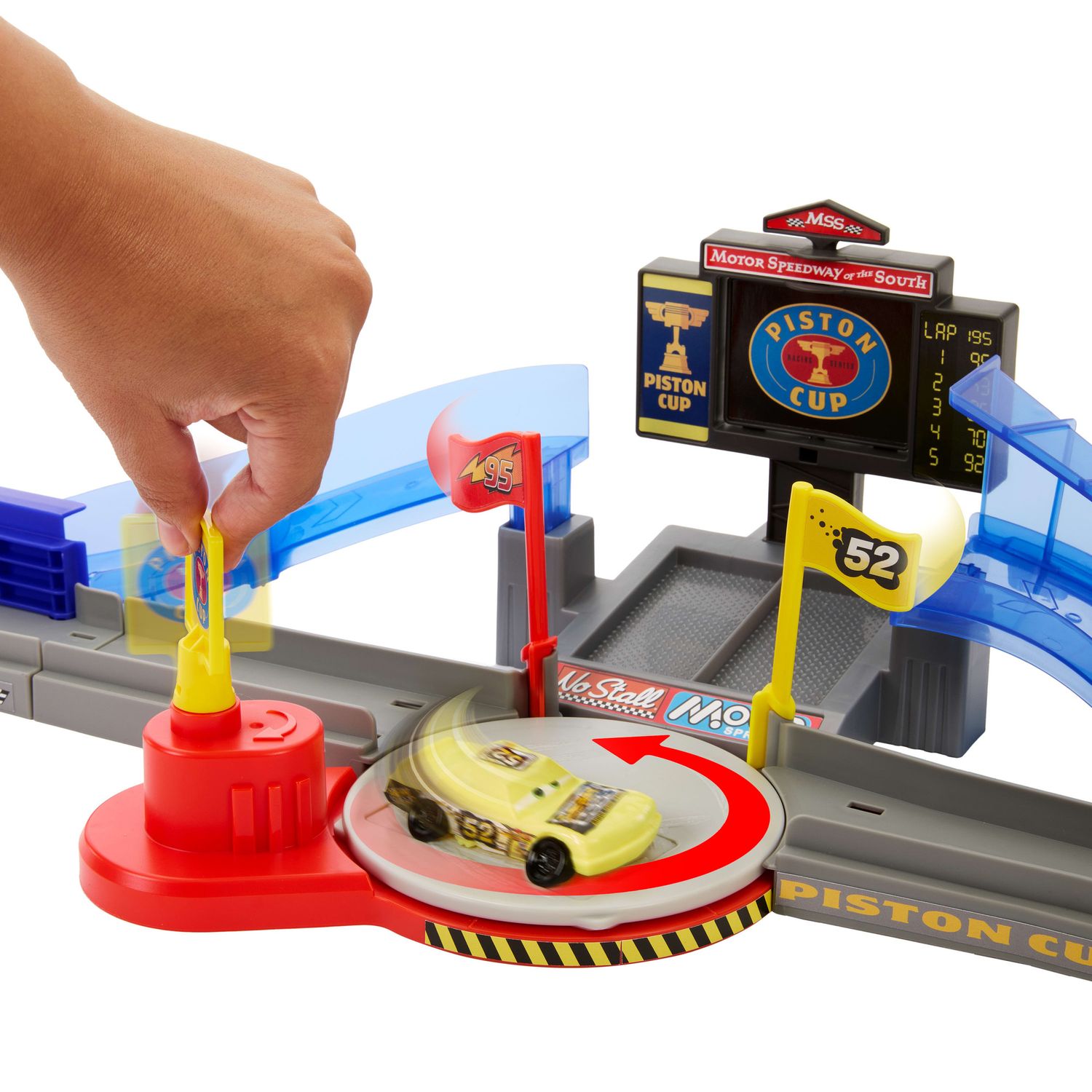 Mattel cars - piston cup circuito mega scontri - MATTEL, Cars