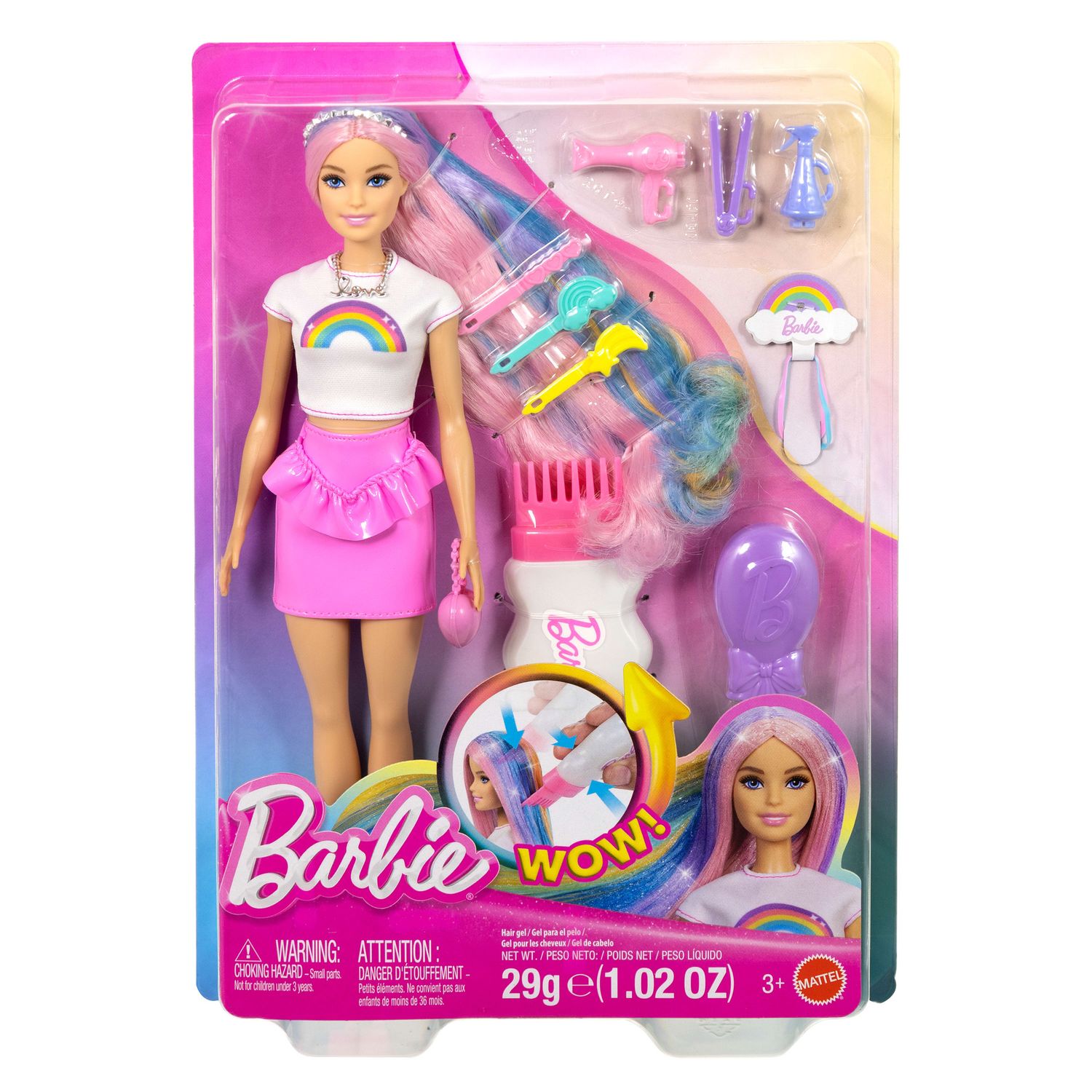 Barbie - bambola capelli arcobaleno - Barbie