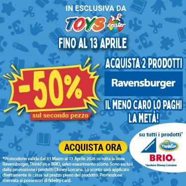 FESTIVAL RAVENSBURGER: -50% SUL SECONDO PEZZO ACQUISTATO!