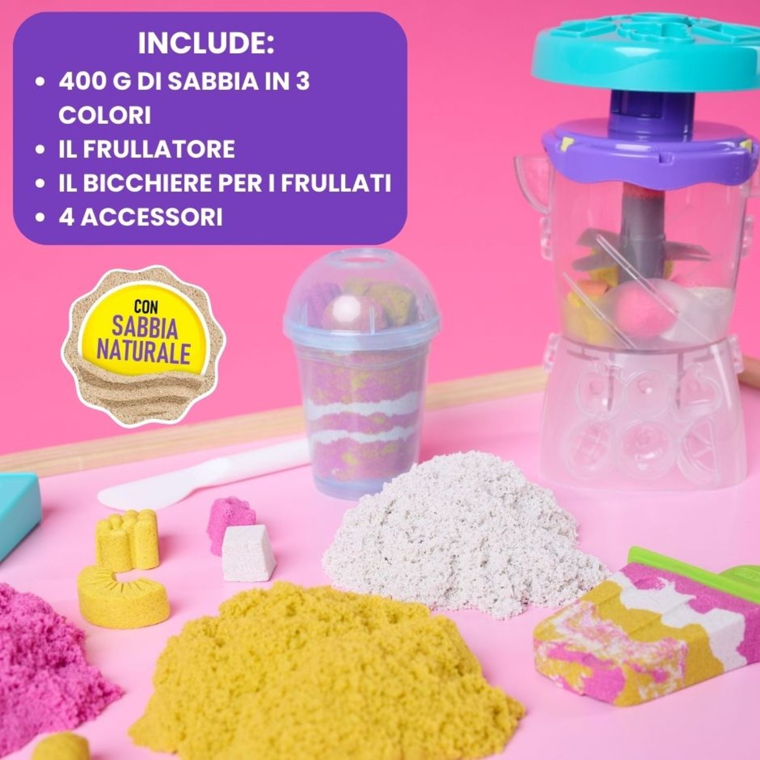 Kinetic sand smoothie mixer - KINETIC SAND