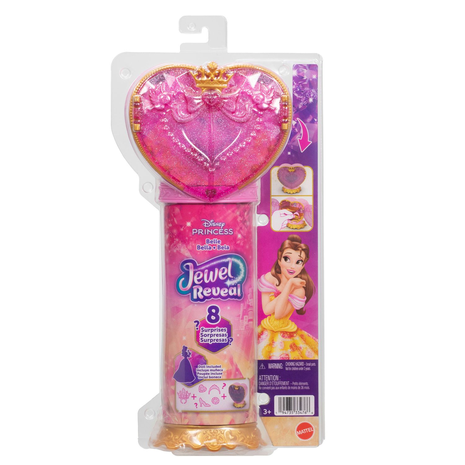 Mattel disney princess - belle jewel reveal - DISNEY PRINCESS, MATTEL