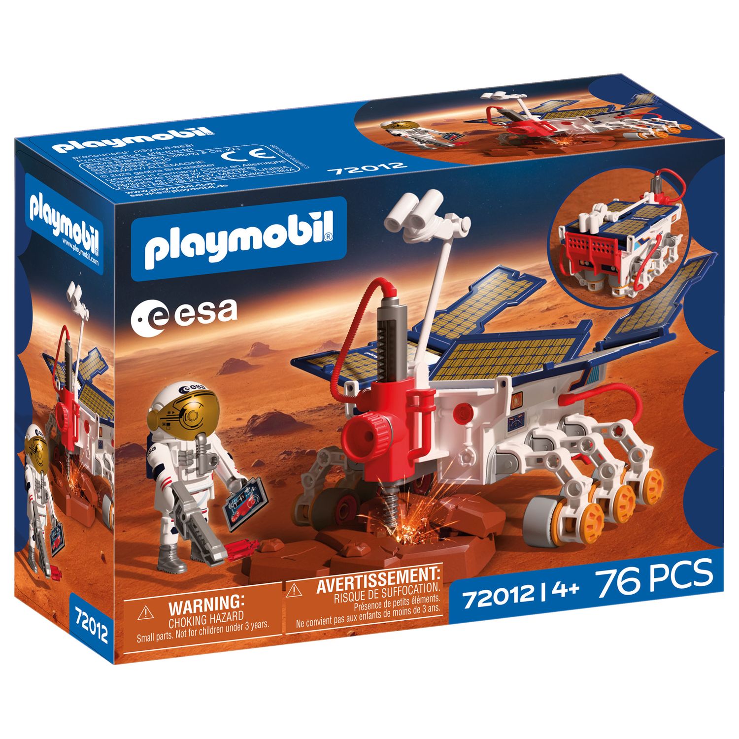 72012 playmobil esa rover per l'esplorazione di marte - Playmobil