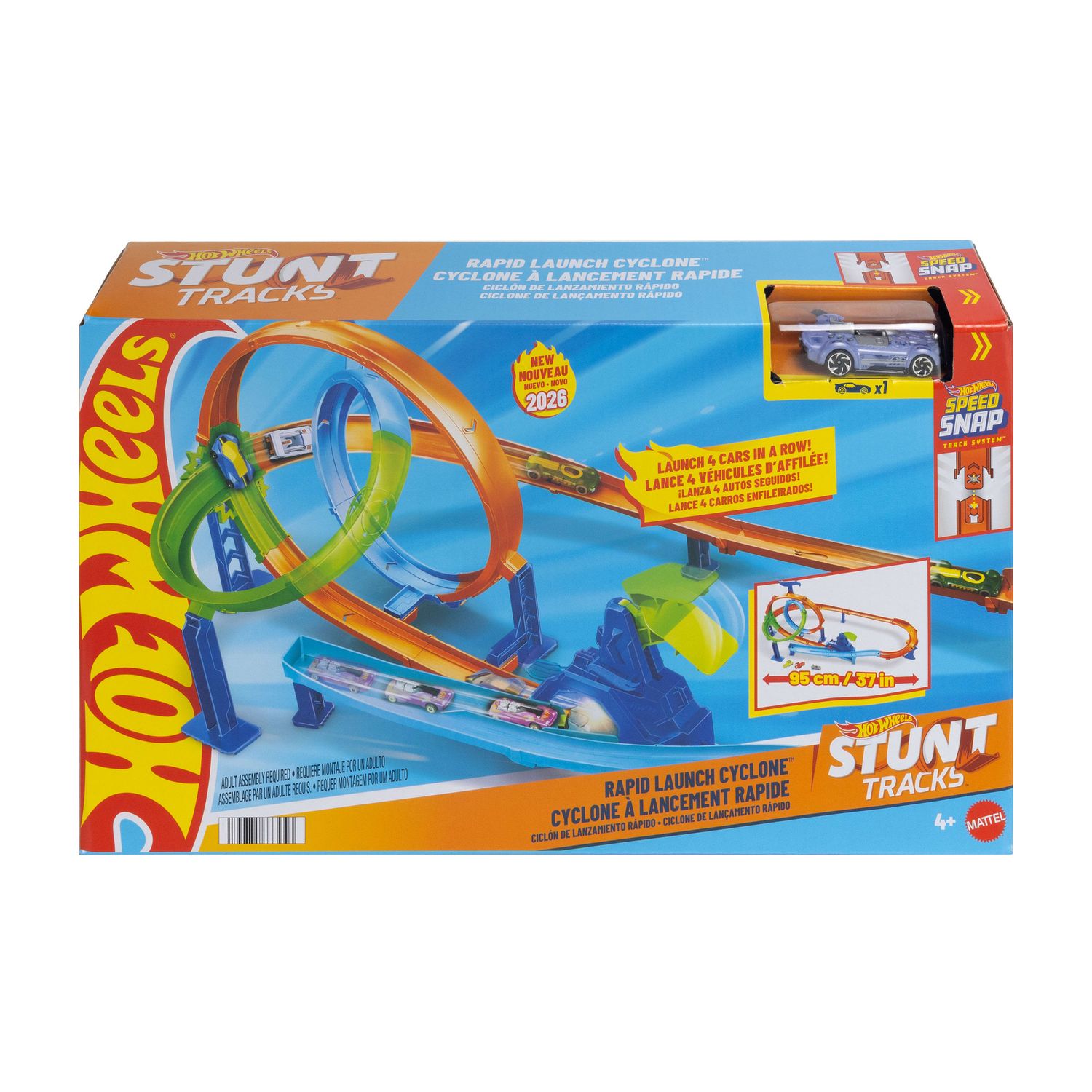 Hot wheels stunt tracks - pista mega ciclone - Hot Wheels