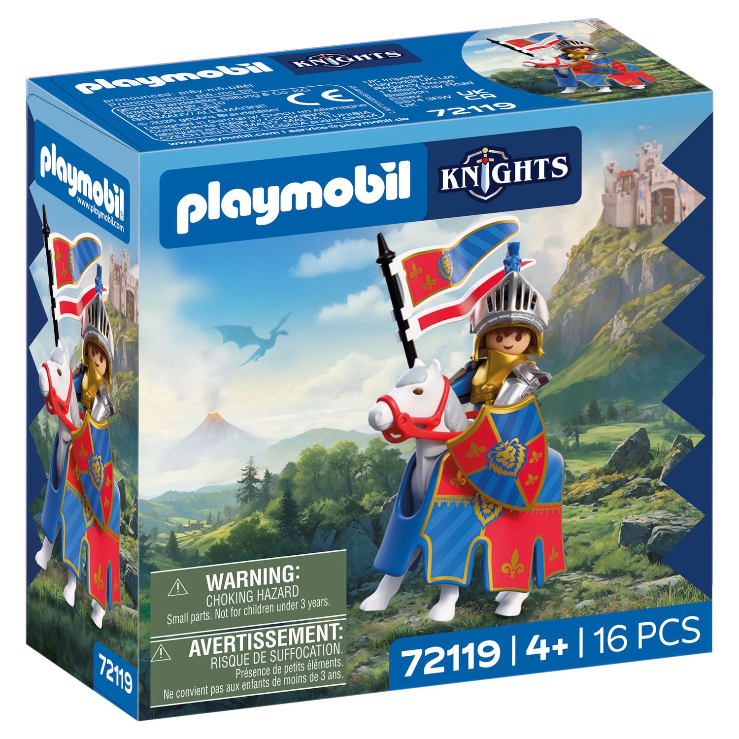 Playmobil 72119 comandante dei cavalieri del leone - Playmobil