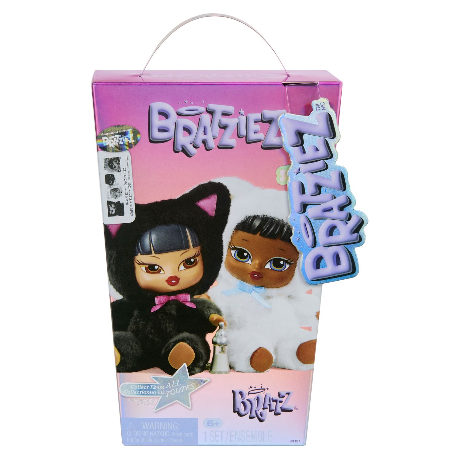 Bratz bratziez iconz serie blind box - include 1 bratziez portachiavi a sorpresa, con charm e accessori - da collezione in edizione limitata - BRATZ