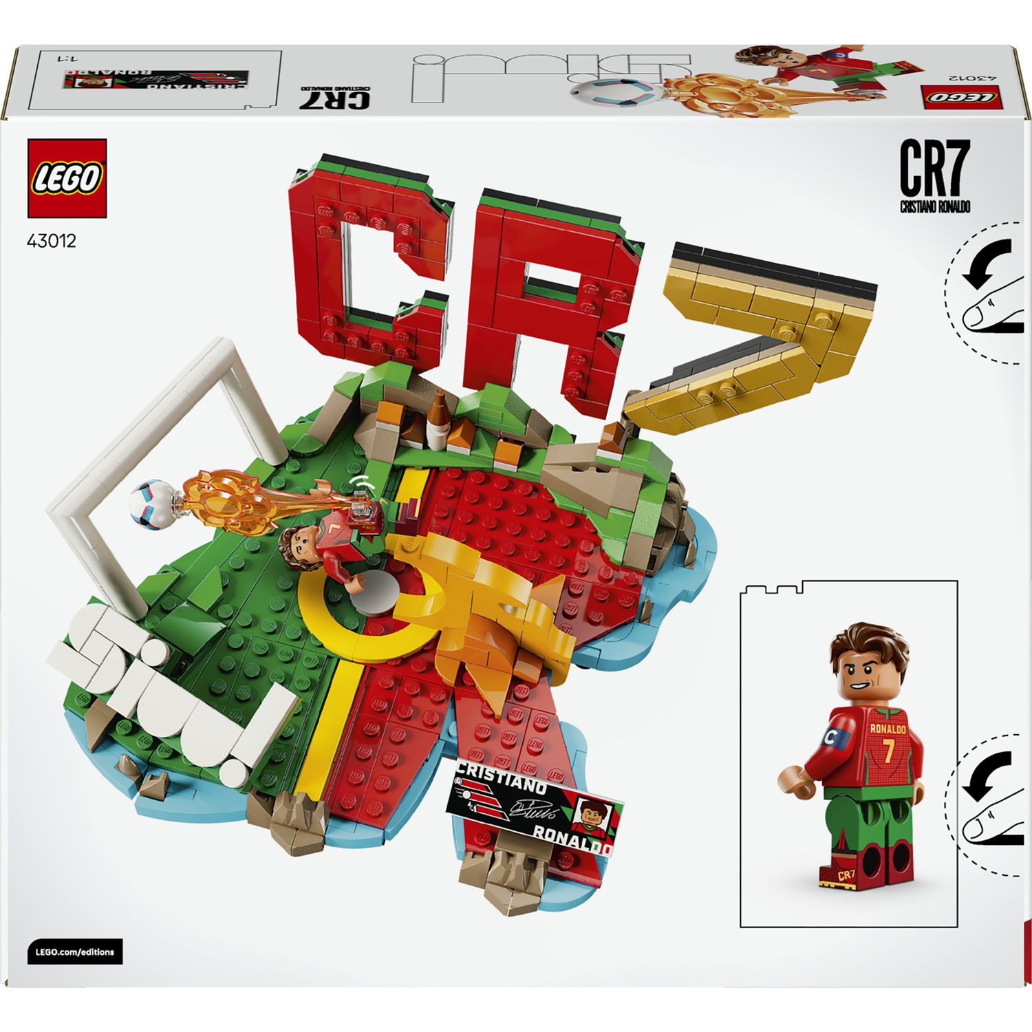 Lego editions football cristiano ronaldo – highlights calcistici - 43012 - Lego